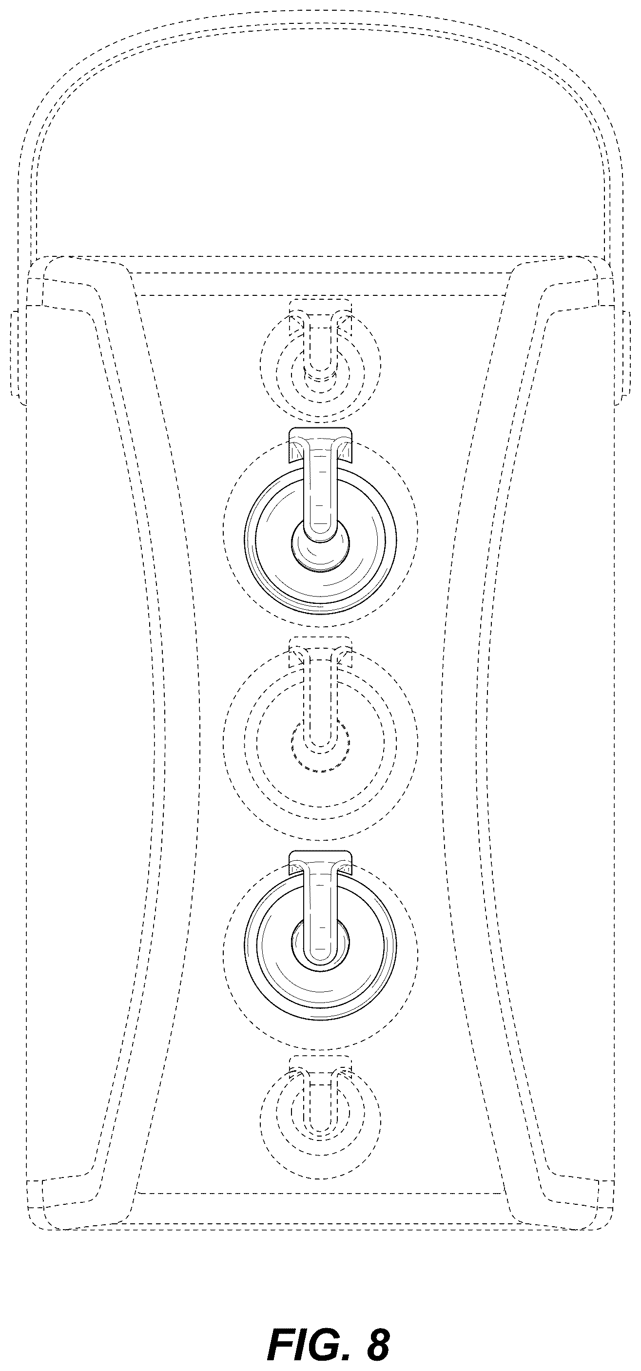 Patent USD1043619 Figure 8 – Speaker