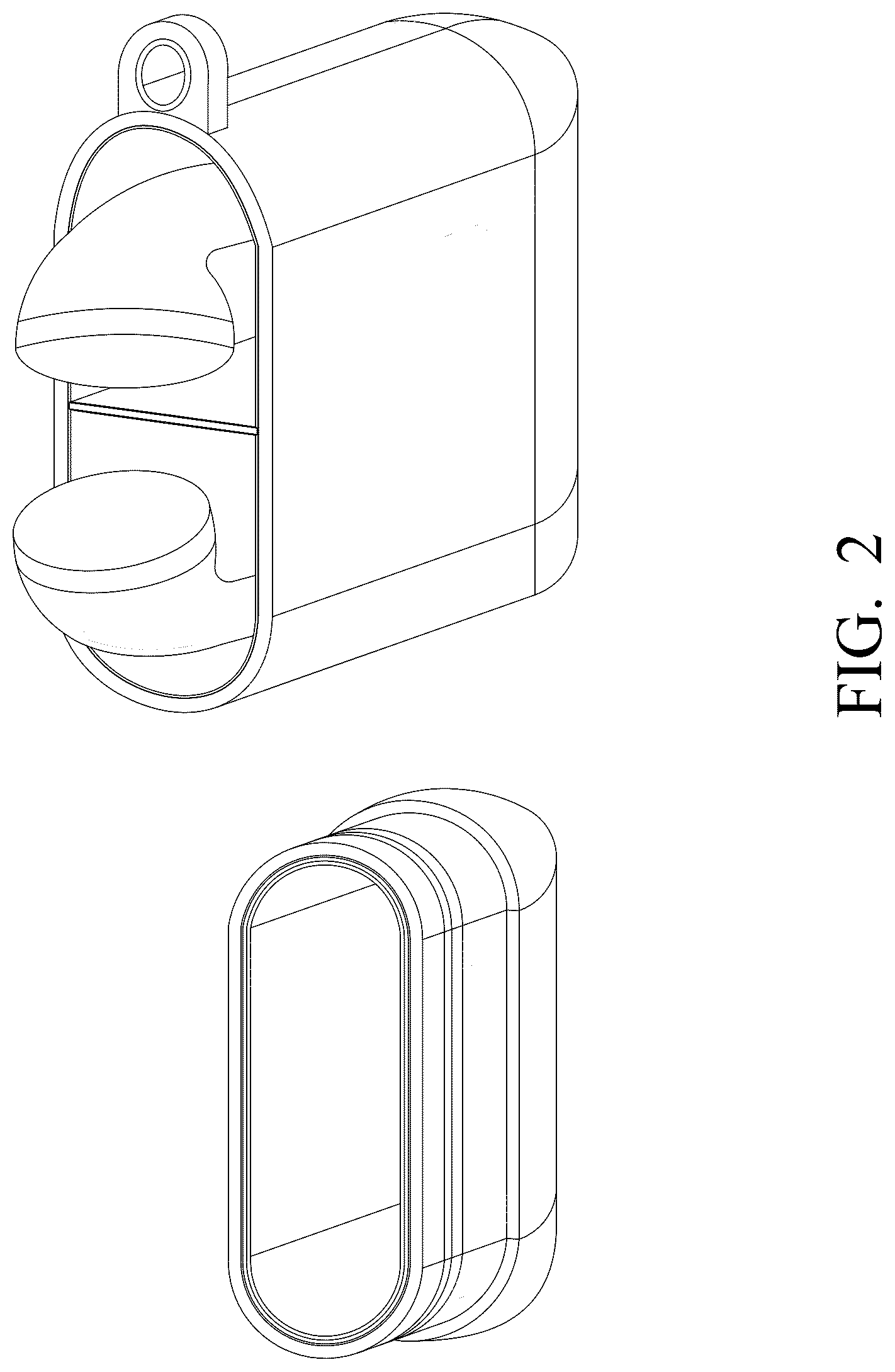 Patent USD1043620 Figure 2 – Set of earphone pens and case