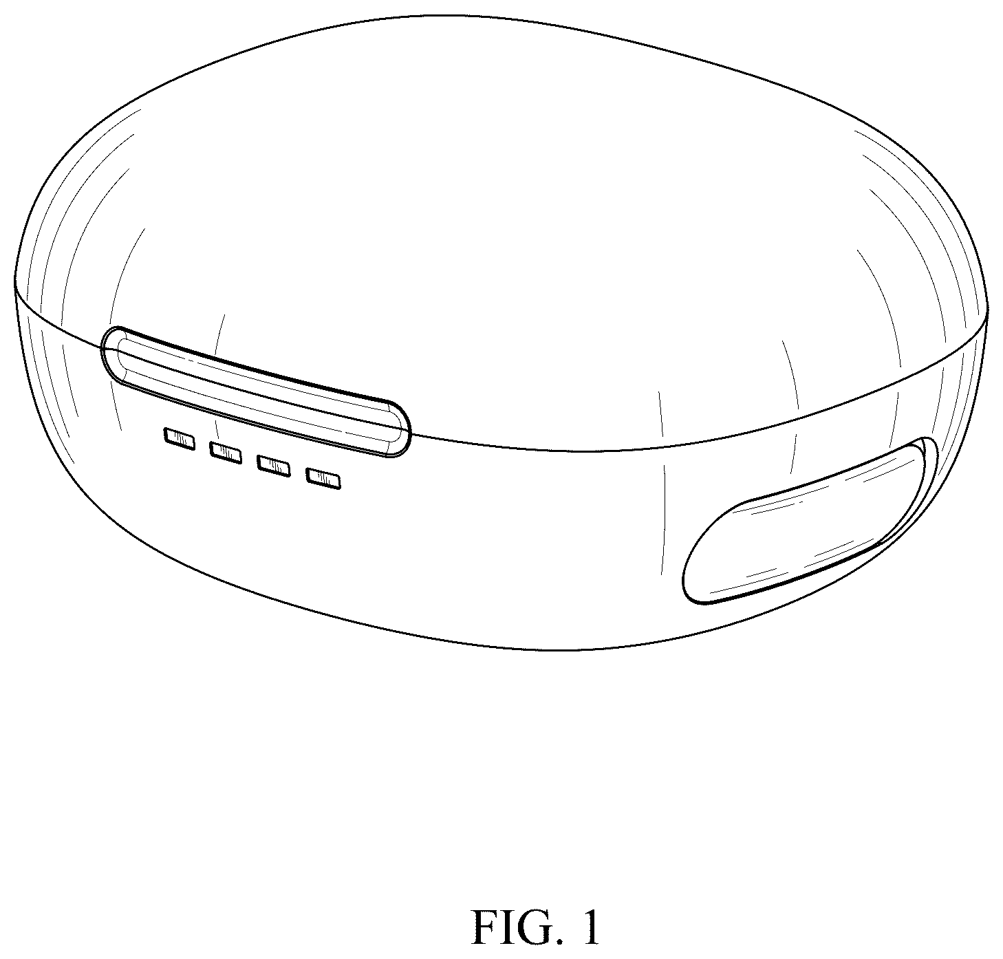 Patent USD1043621 — Wireless earbuds with charging case — Figure 1