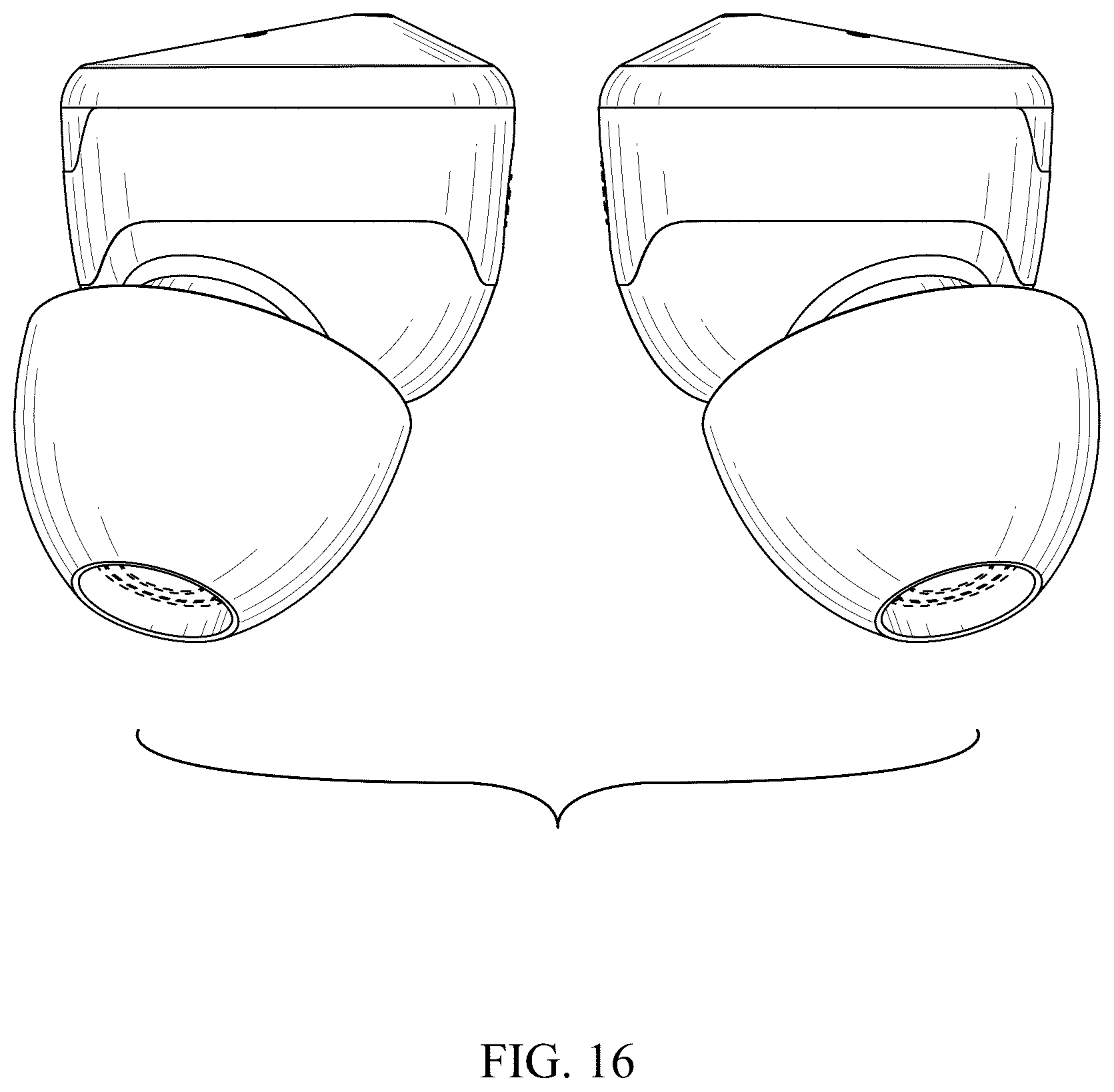 Patent USD1043621 Figure 16 – Wireless earbuds with charging case