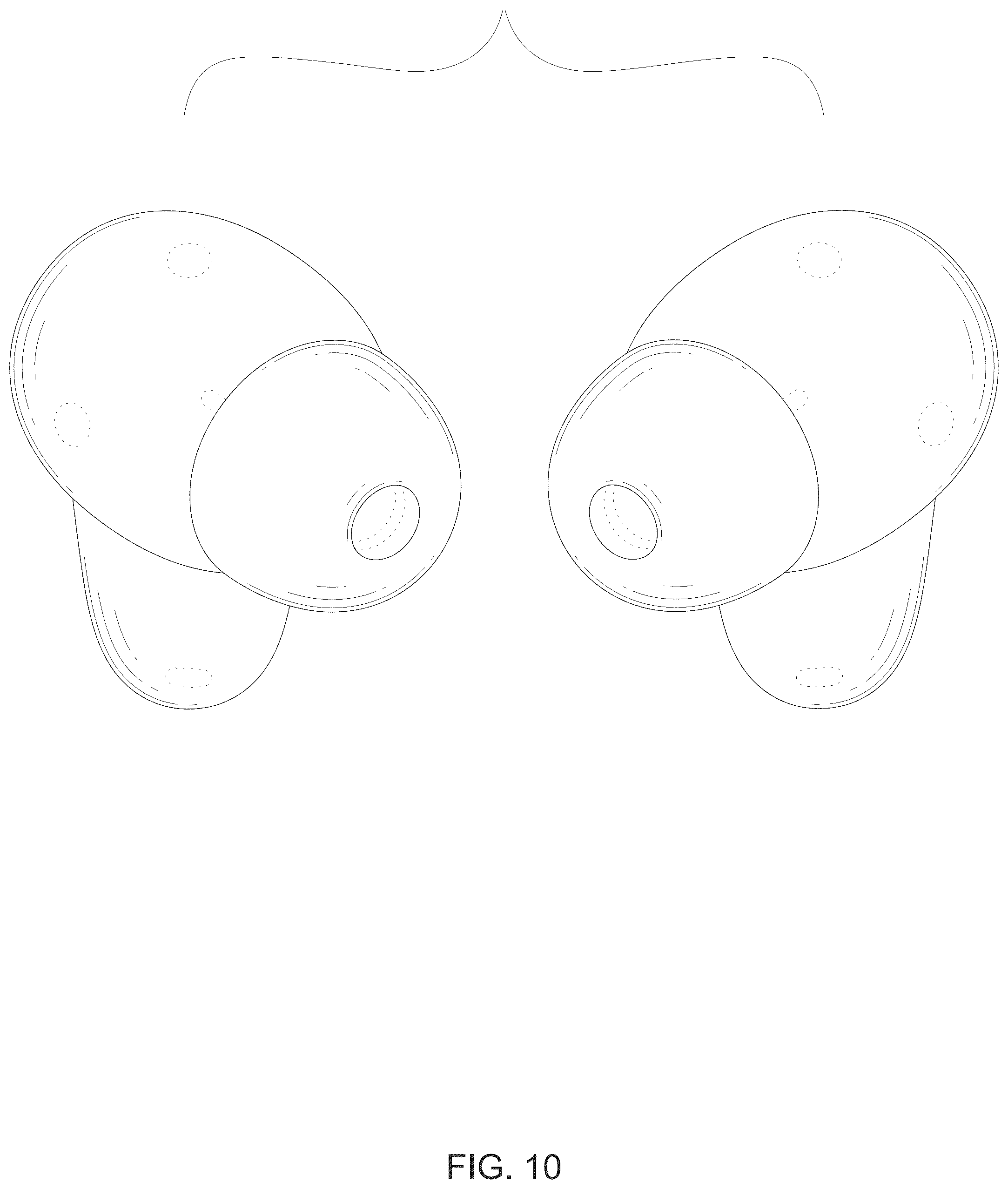 Patent USD1043622 Figure 10 – Wireless earphones and case