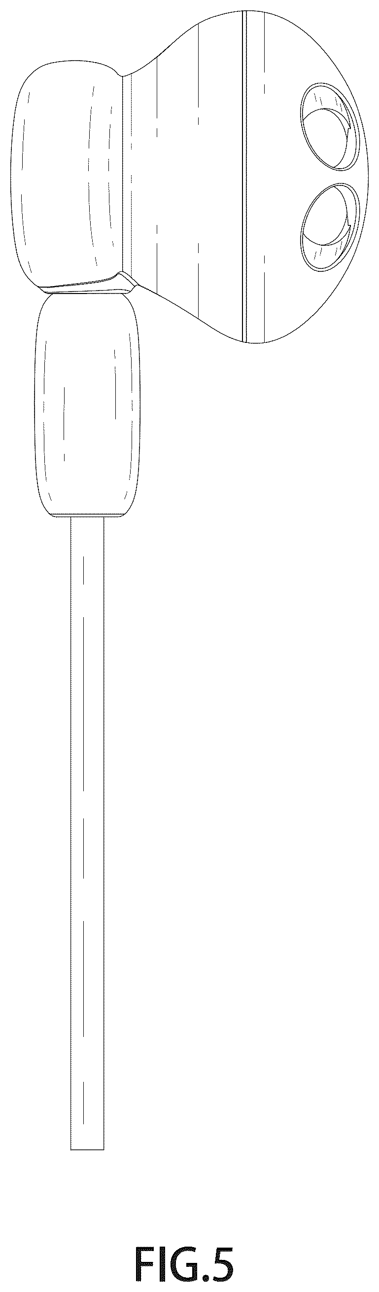 Patent USD1043623 Figure 5 – Earphone