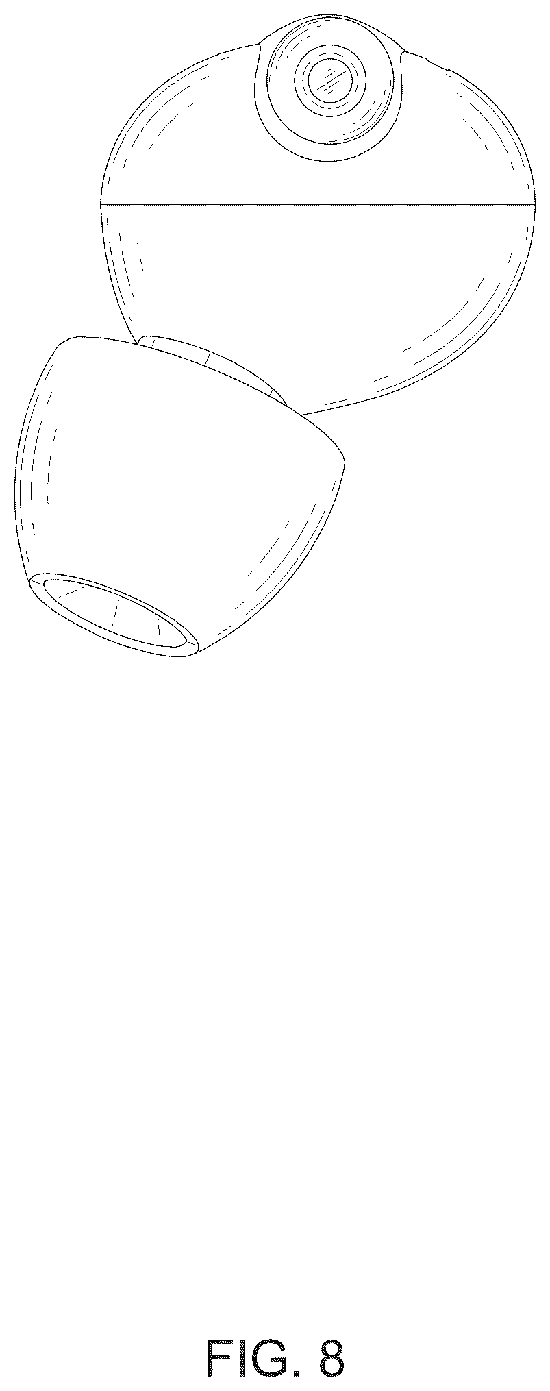 Patent USD1043624 Figure 8 – Earphone
