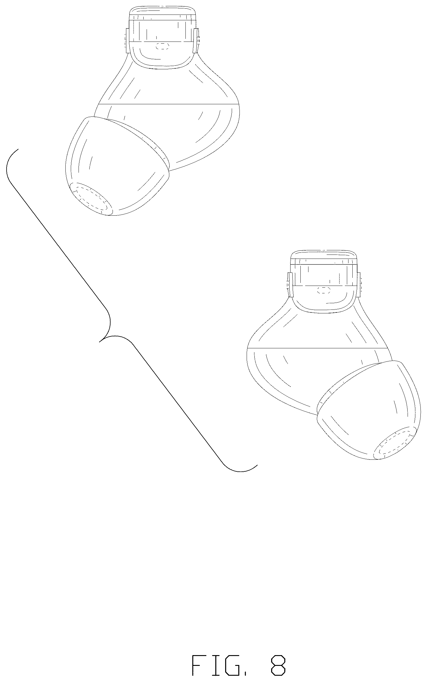 Patent USD1043625 Figure 8 – Pair of earphones