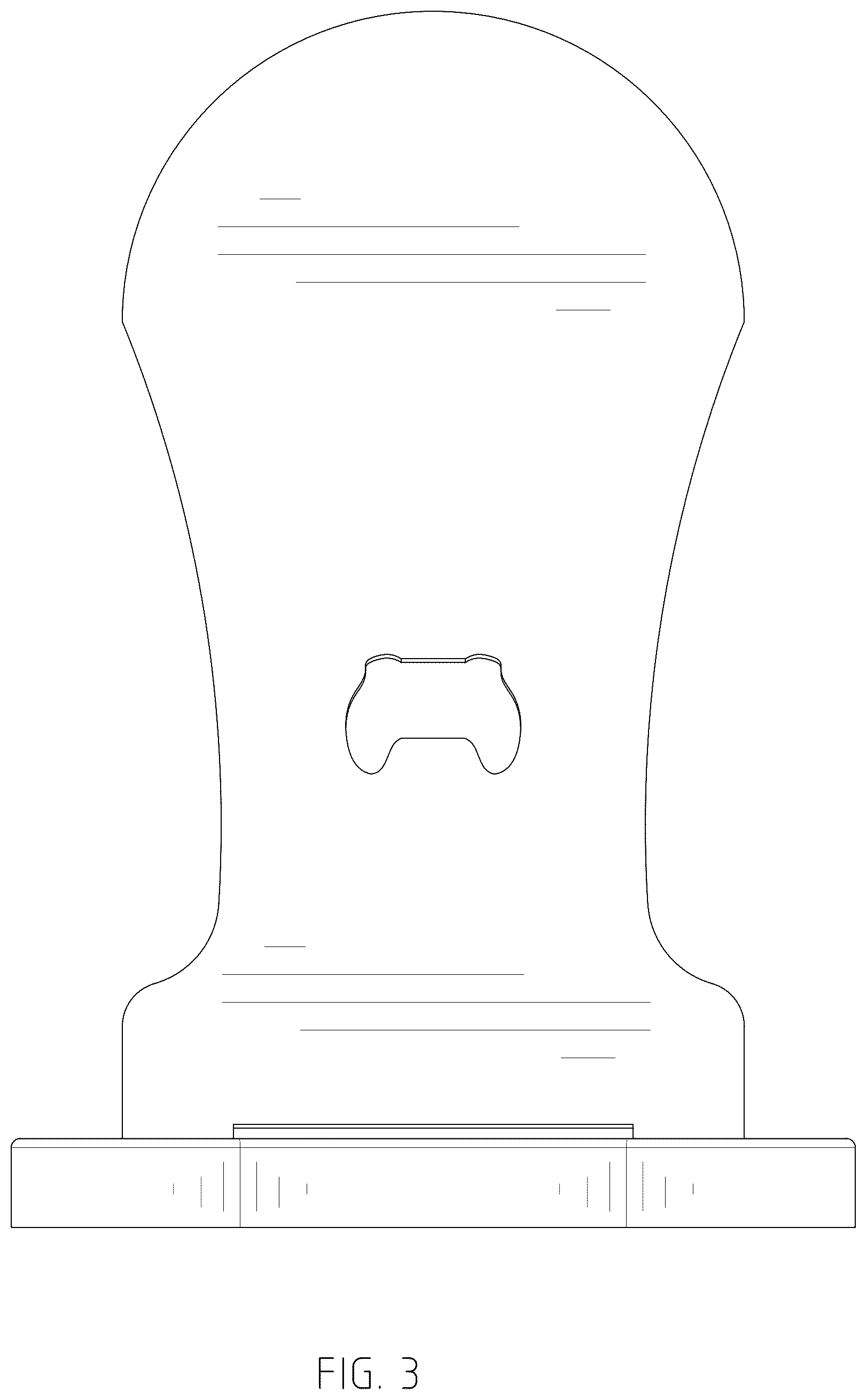 Patent USD1043626 Figure 3 – Headphone stand