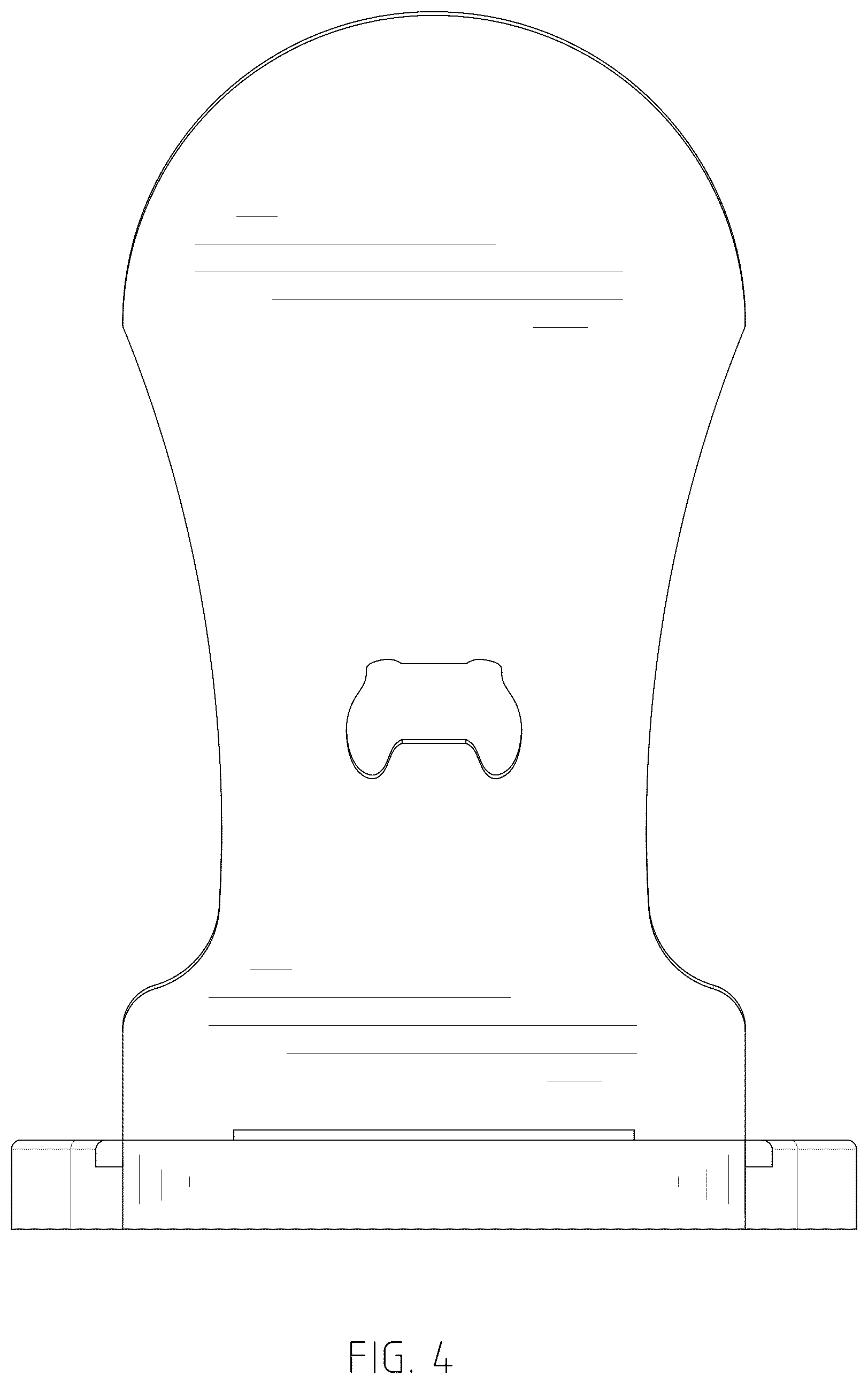 Patent USD1043626 Figure 4 – Headphone stand