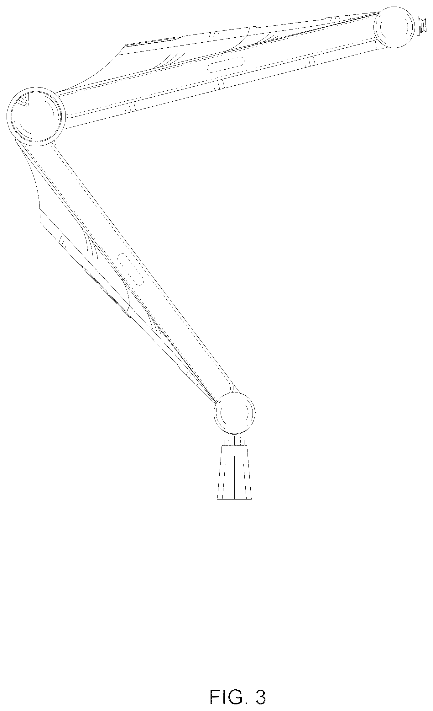 Patent USD1043629 Figure 3 – Microphone stand