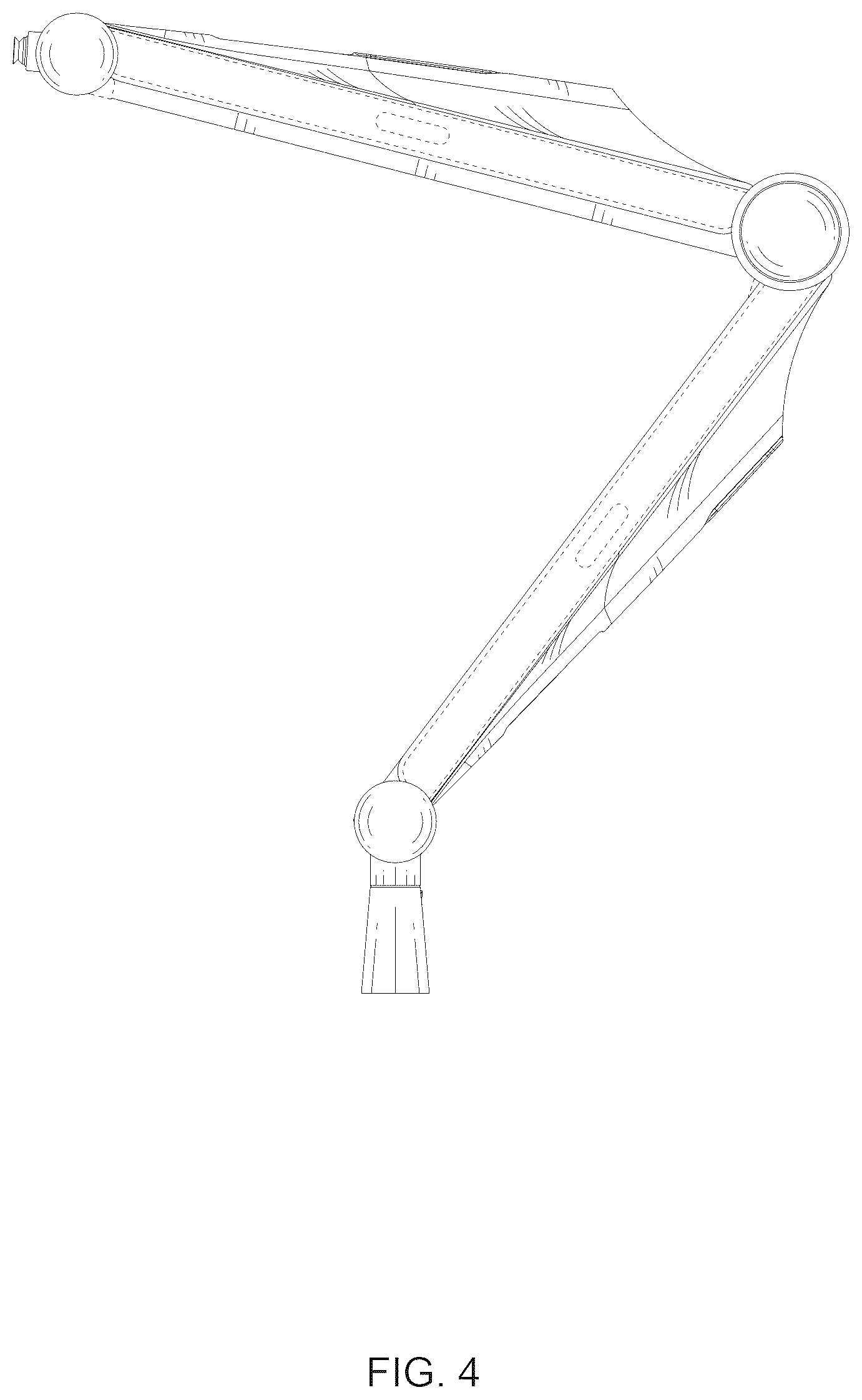Patent USD1043629 Figure 4 – Microphone stand