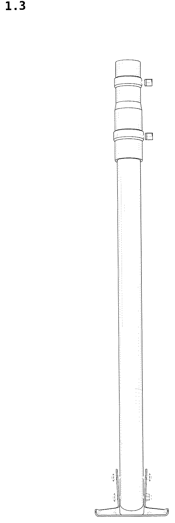 Patent USD1043631 Figure 3 – Antenna mount