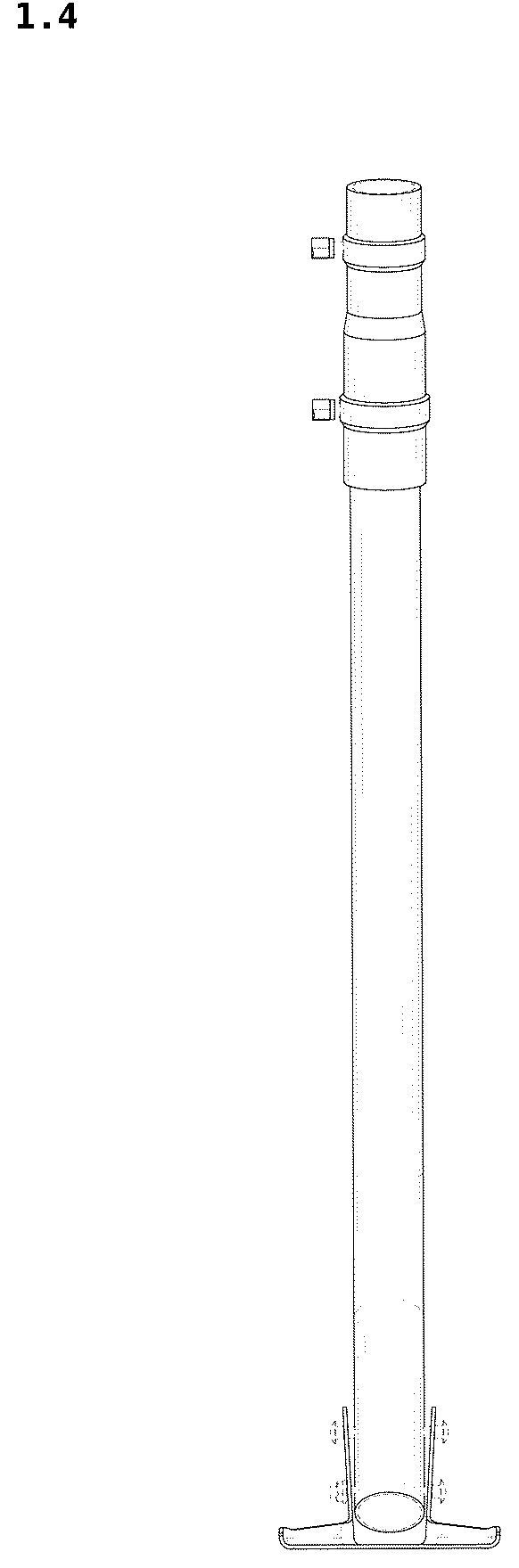 Patent USD1043631 Figure 4 – Antenna mount