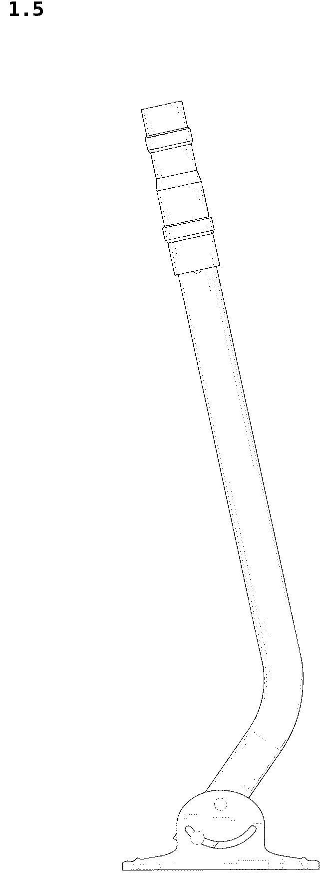 Patent USD1043631 Figure 5 – Antenna mount
