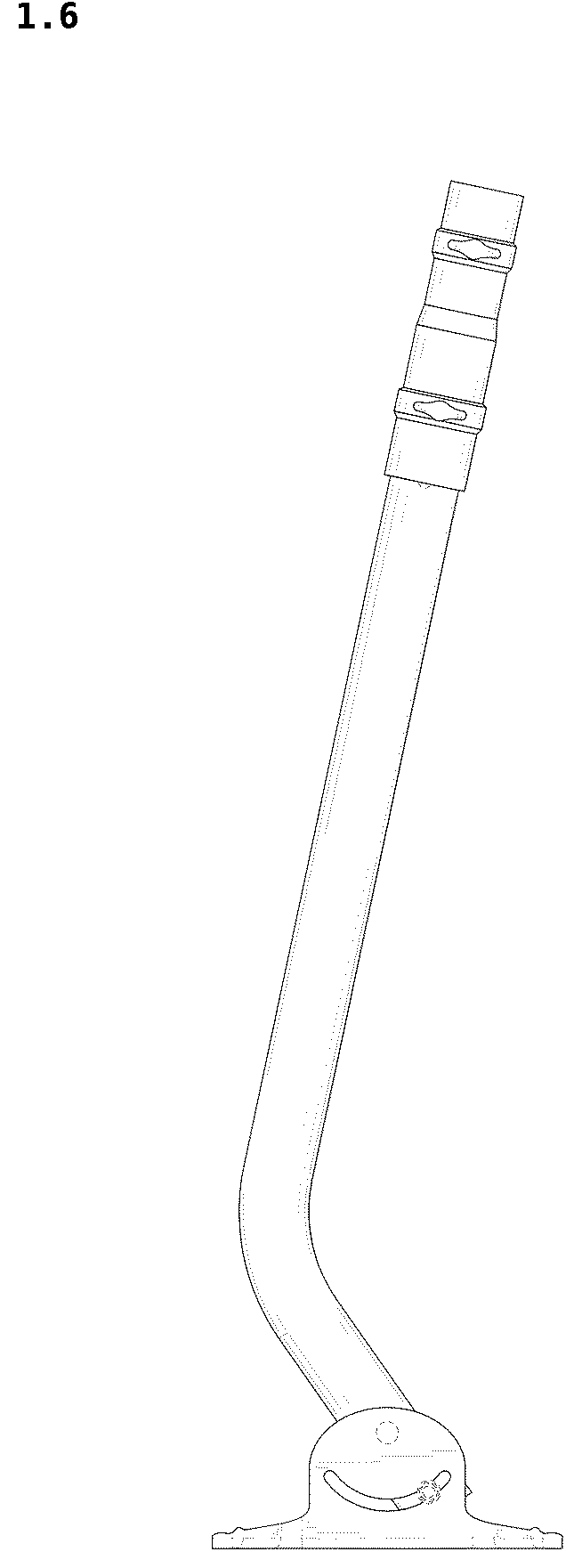 Patent USD1043631 Figure 6 – Antenna mount
