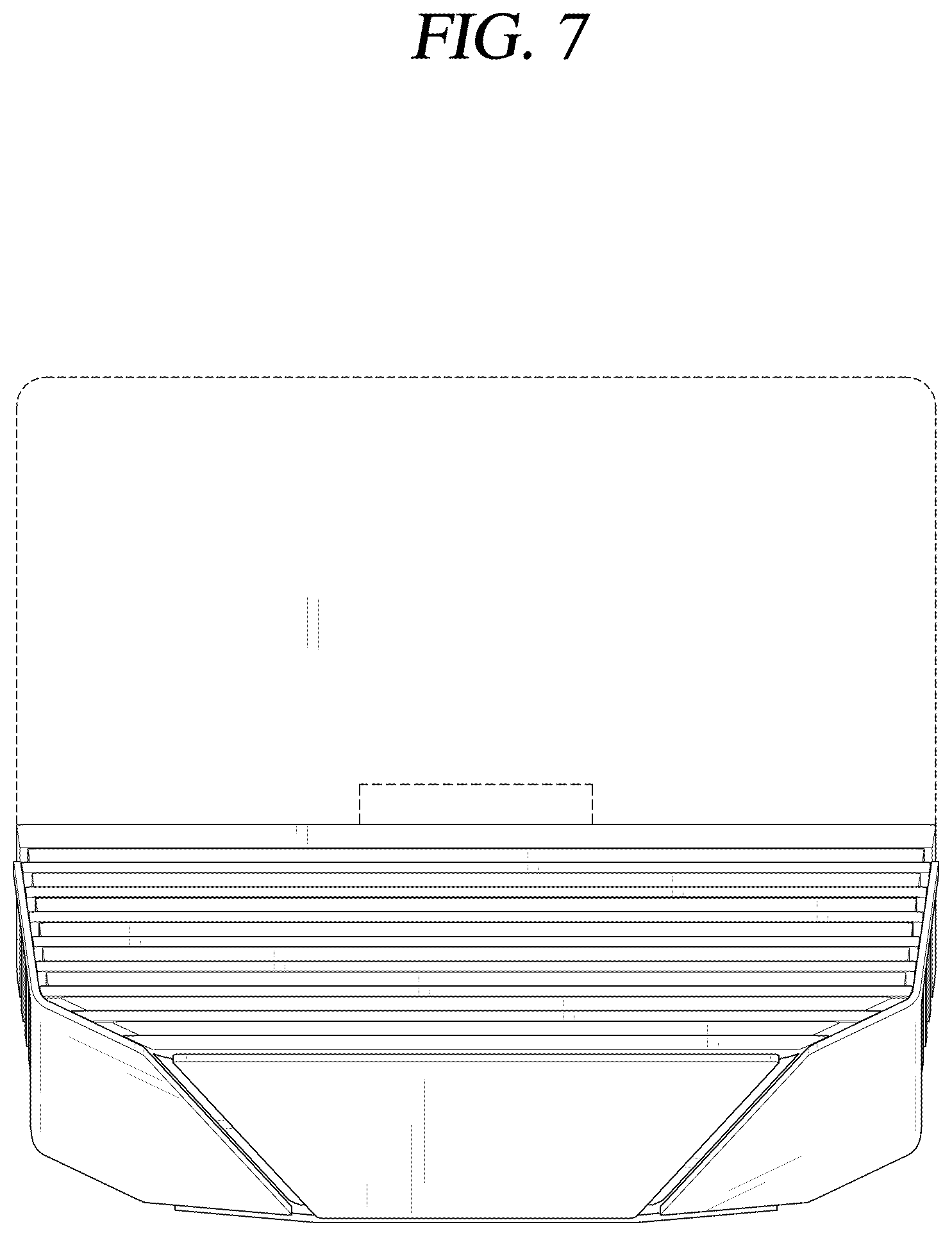 Patent USD1043632 Figure 7 – Stand for television receiver