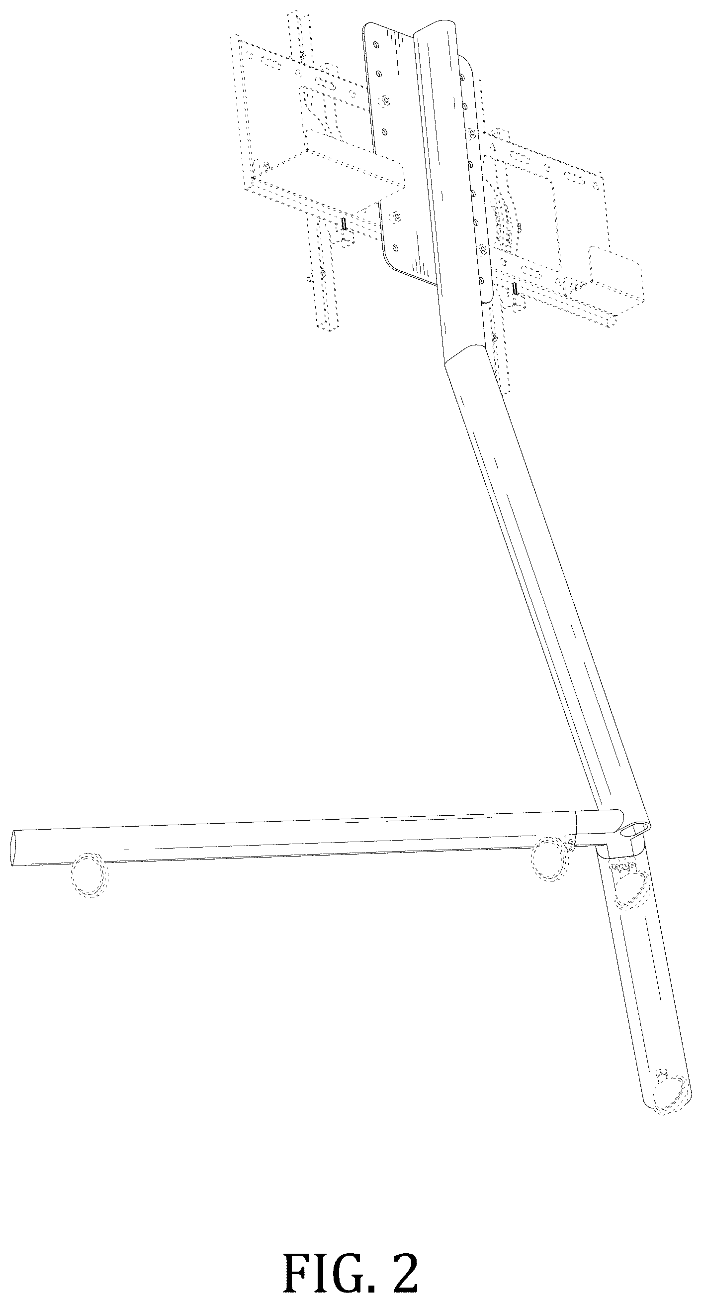 Patent USD1043633 Figure 2 – TV bracket