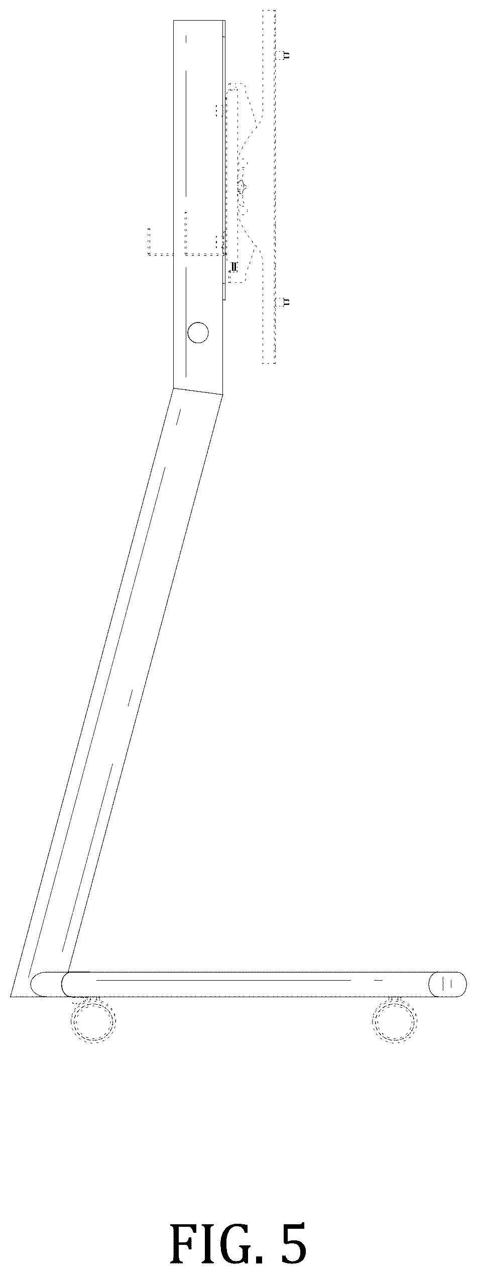 Patent USD1043633 Figure 5 – TV bracket