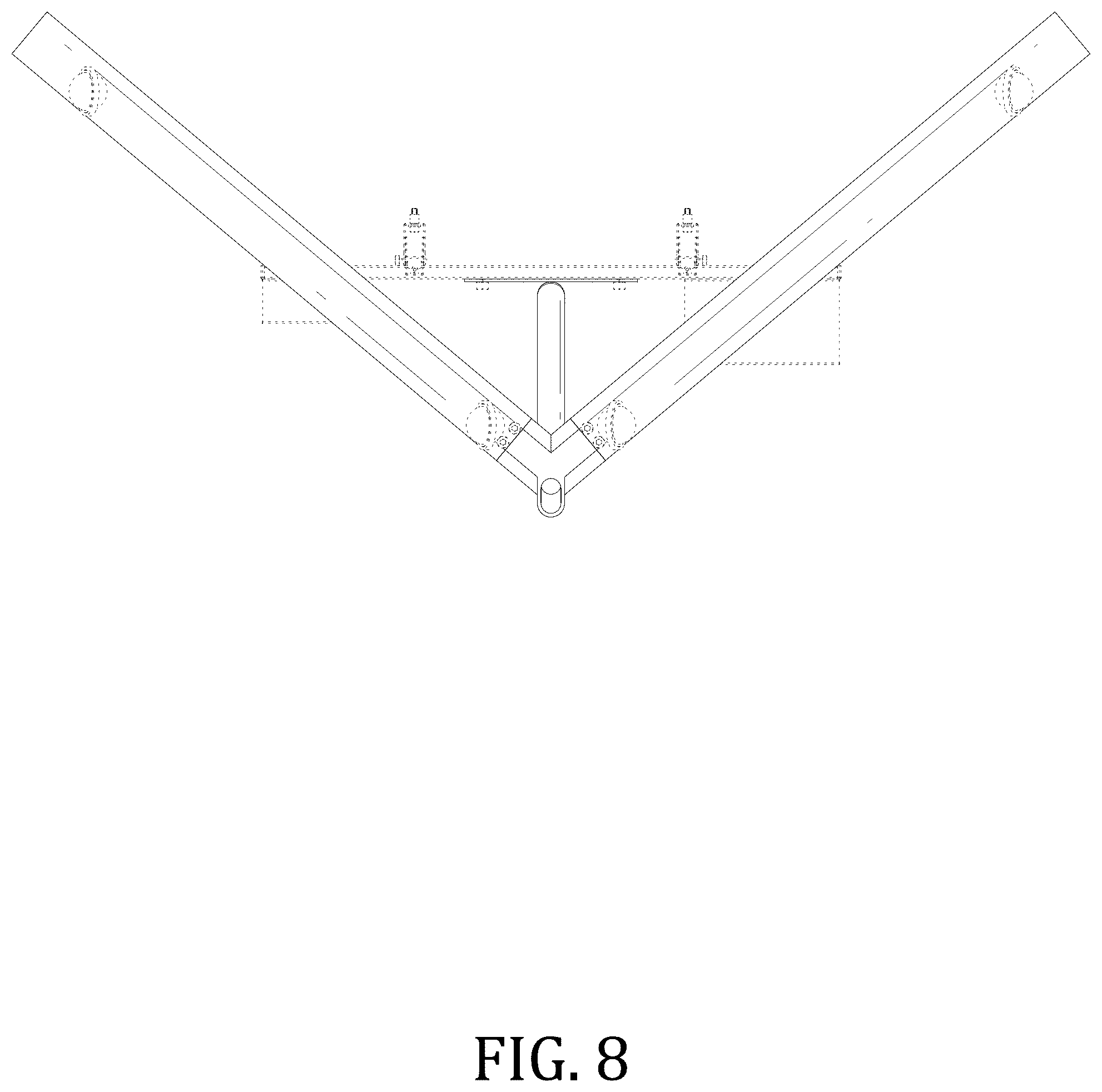 Patent USD1043633 Figure 8 – TV bracket