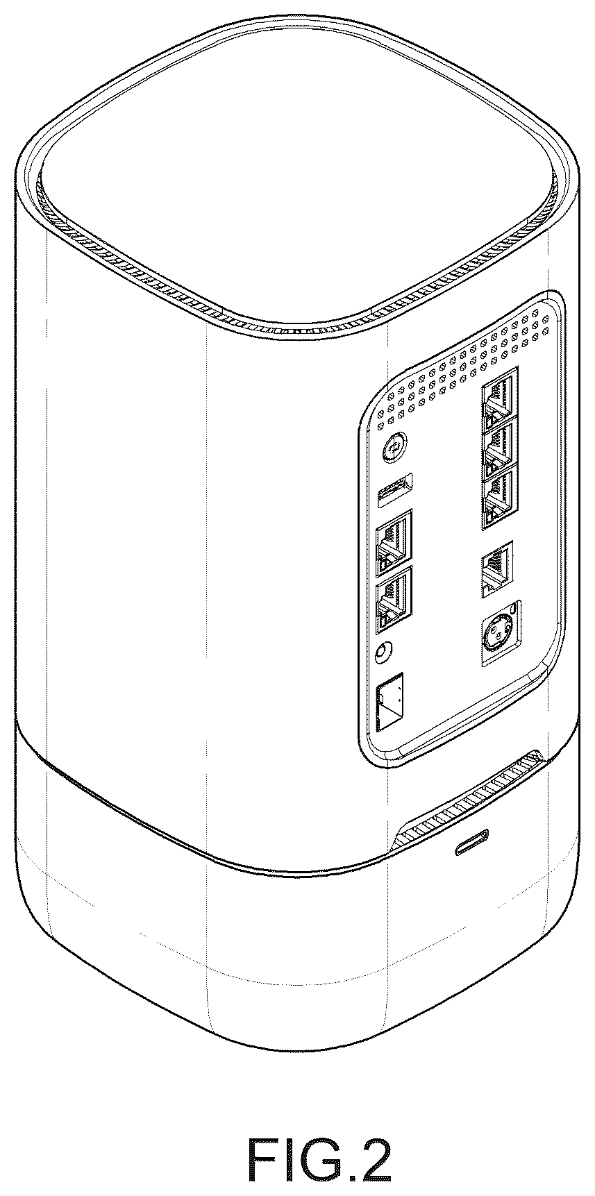 Patent USD1043634 Figure 2 – Gateway terminal