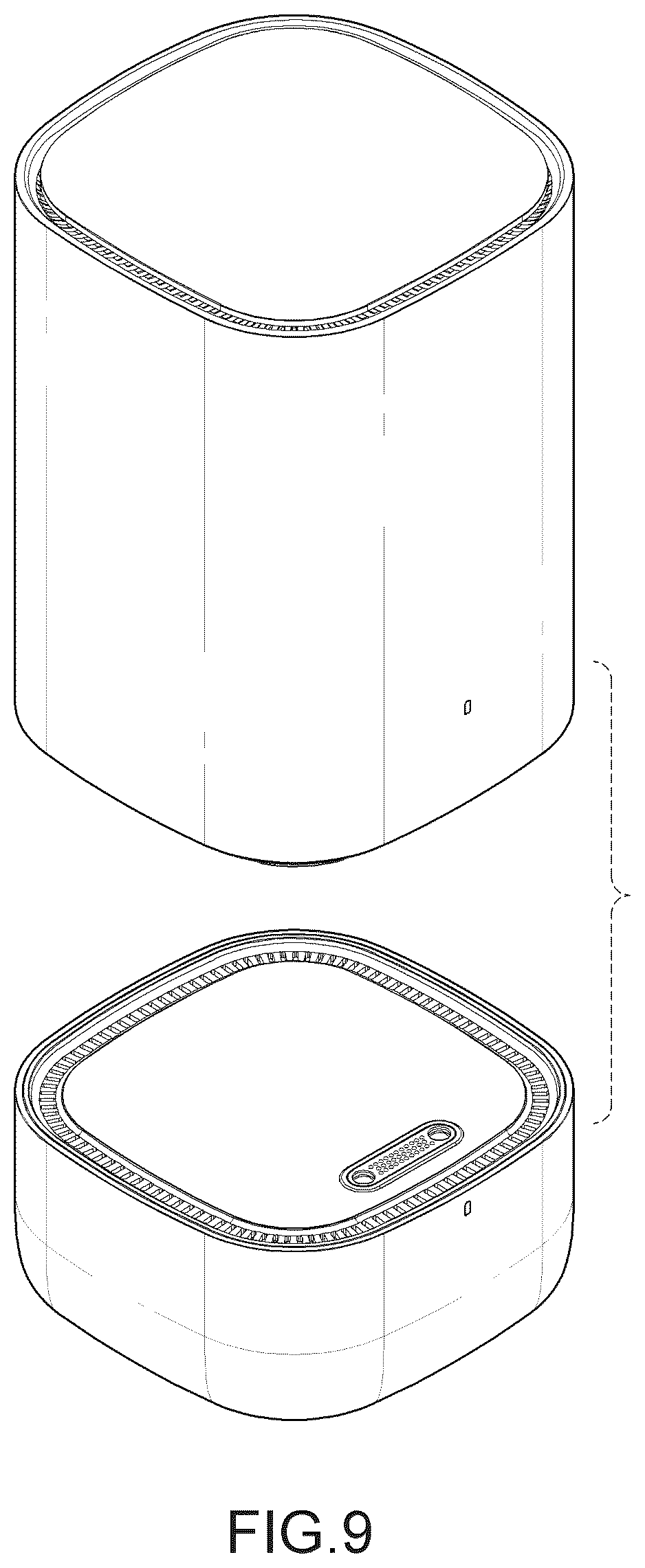 Patent USD1043634 Figure 9 – Gateway terminal
