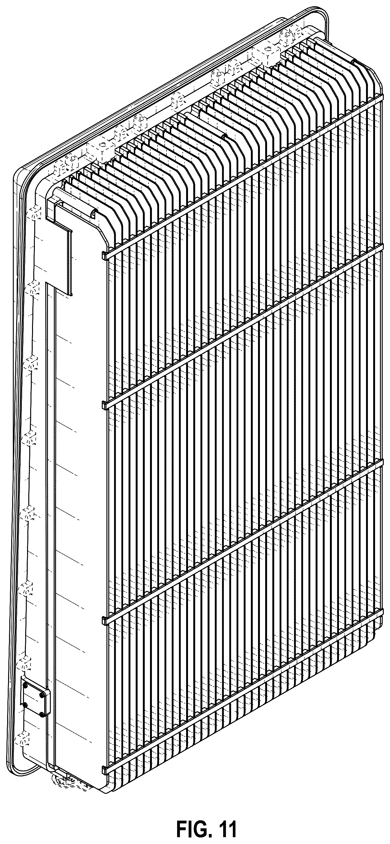 Patent USD1043635 Figure 9 – mMIMO device chasis