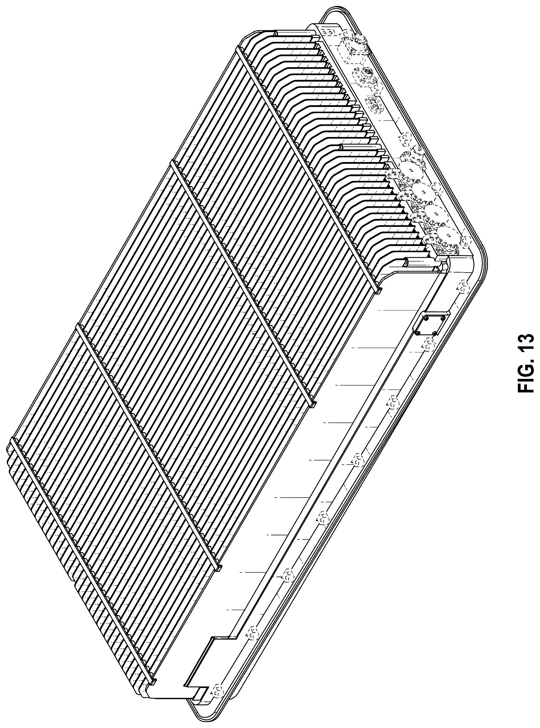 Patent USD1043635 Figure 11 – mMIMO device chasis