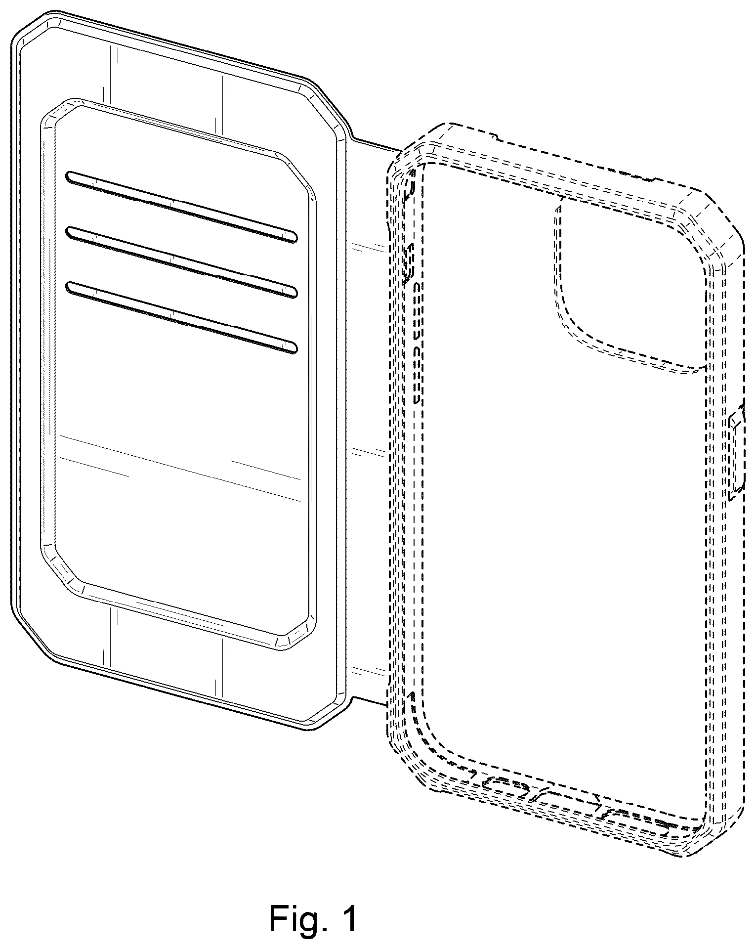 Patent USD1043642 Figure 1 – Case