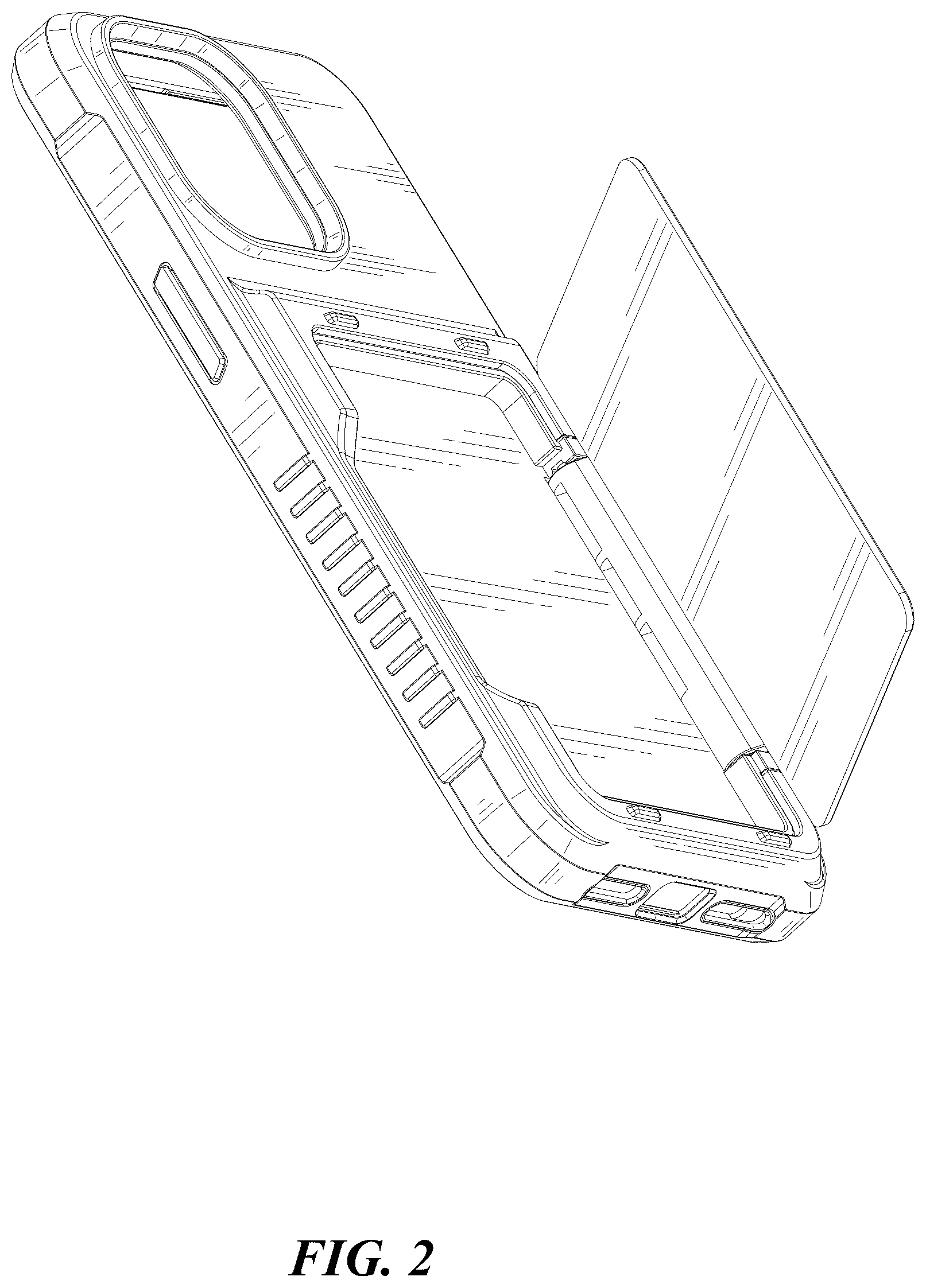 Patent USD1043644 Figure 2 – Mobile phone protective case