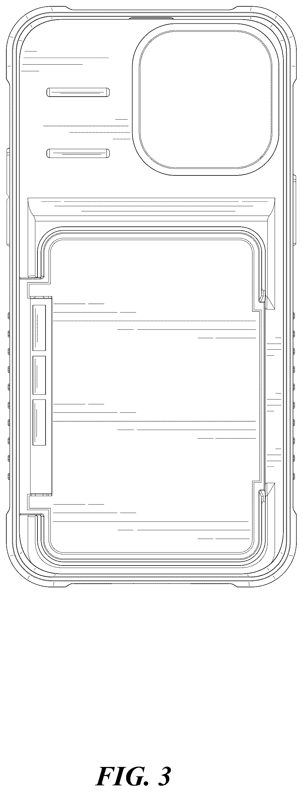 Patent USD1043644 Figure 3 – Mobile phone protective case