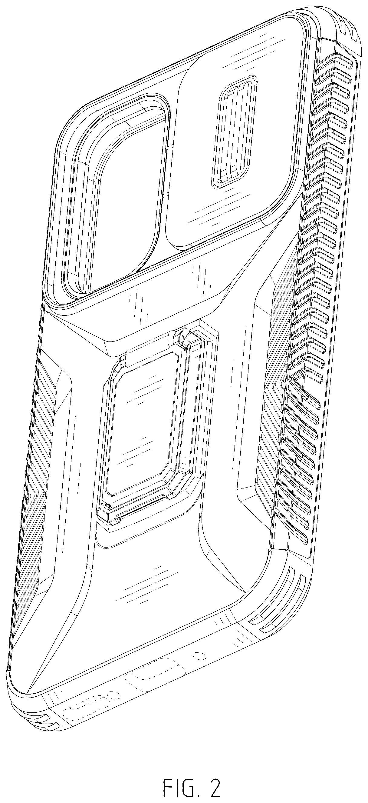 Patent USD1043645 Figure 2 – Case for mobile telephone