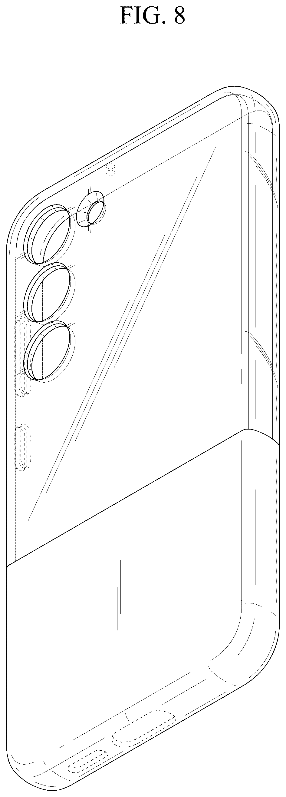 Patent USD1043647 Figure 8 – Case for electronic device