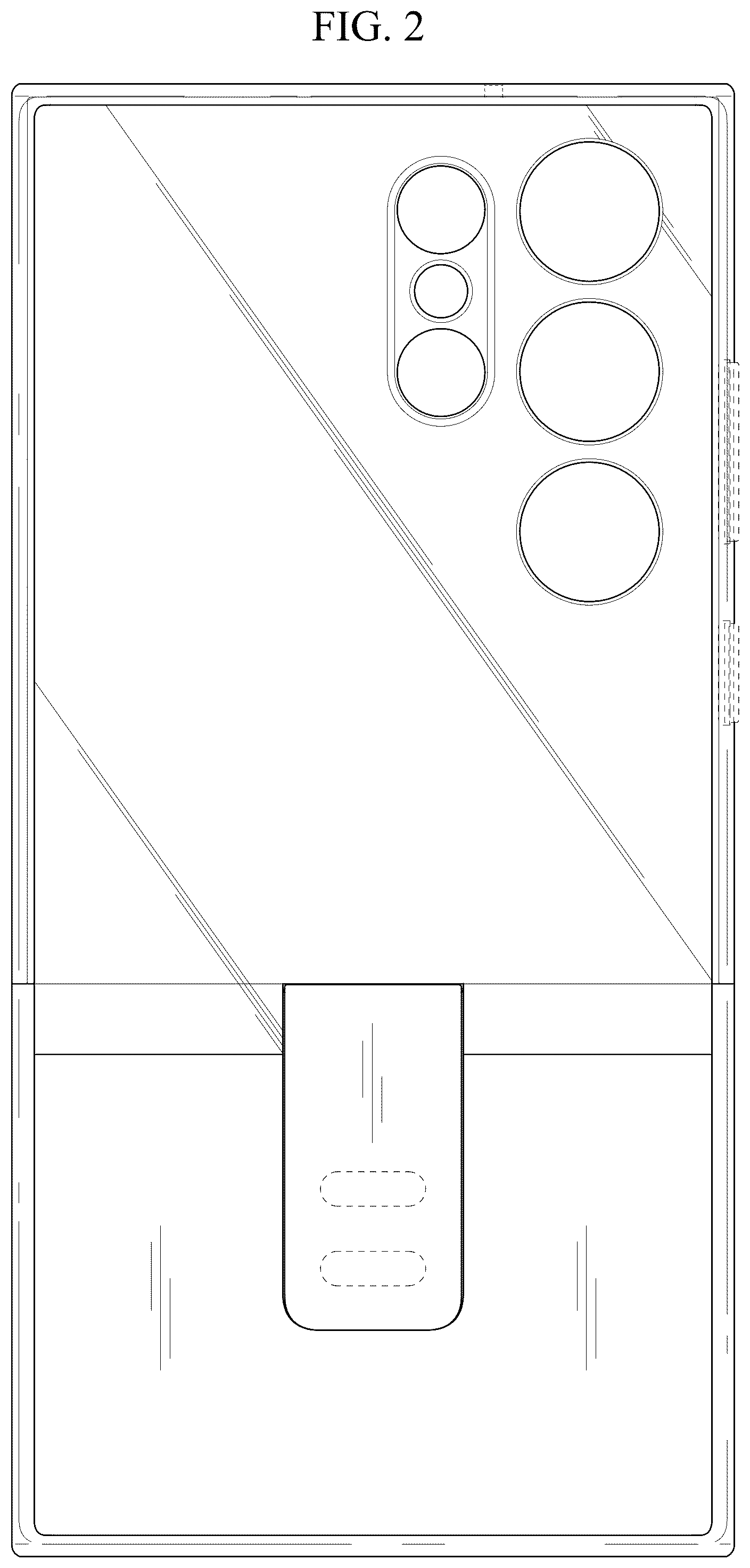 Patent USD1043649 Figure 2 – Case for electronic device