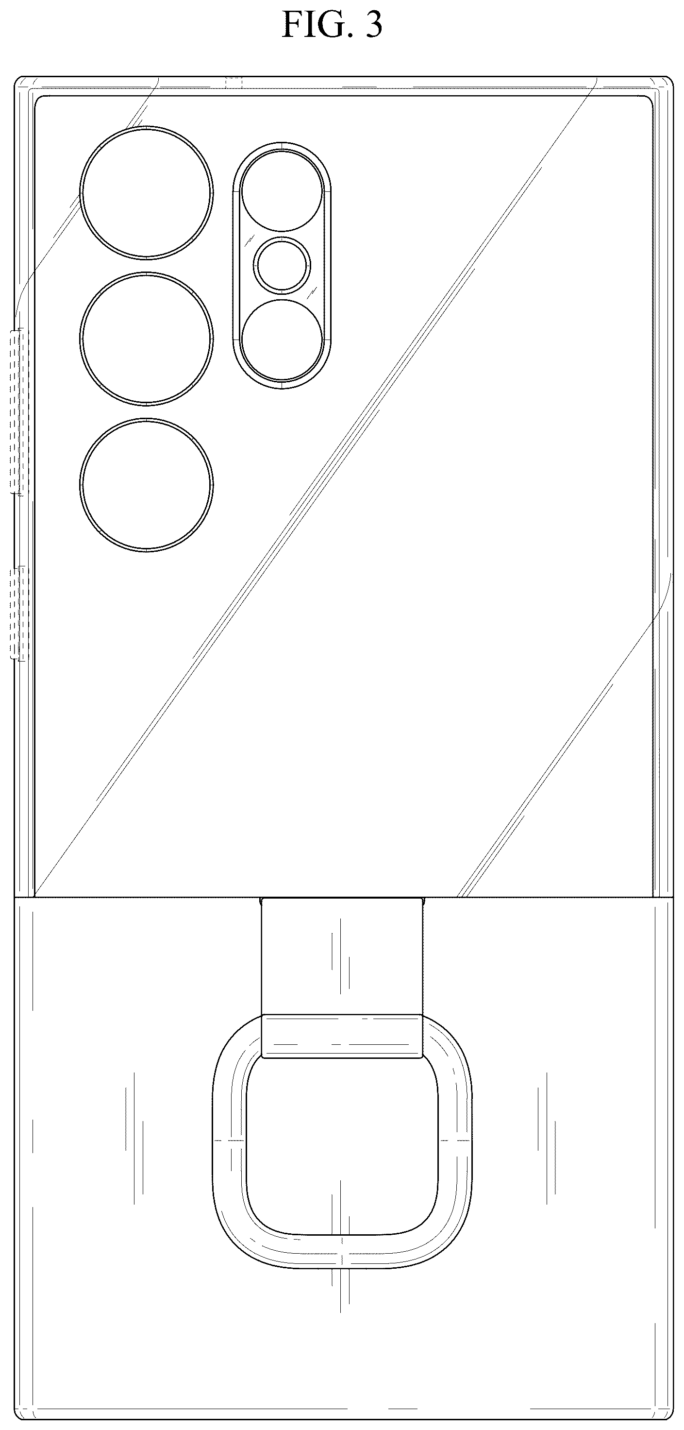 Patent USD1043649 Figure 3 – Case for electronic device
