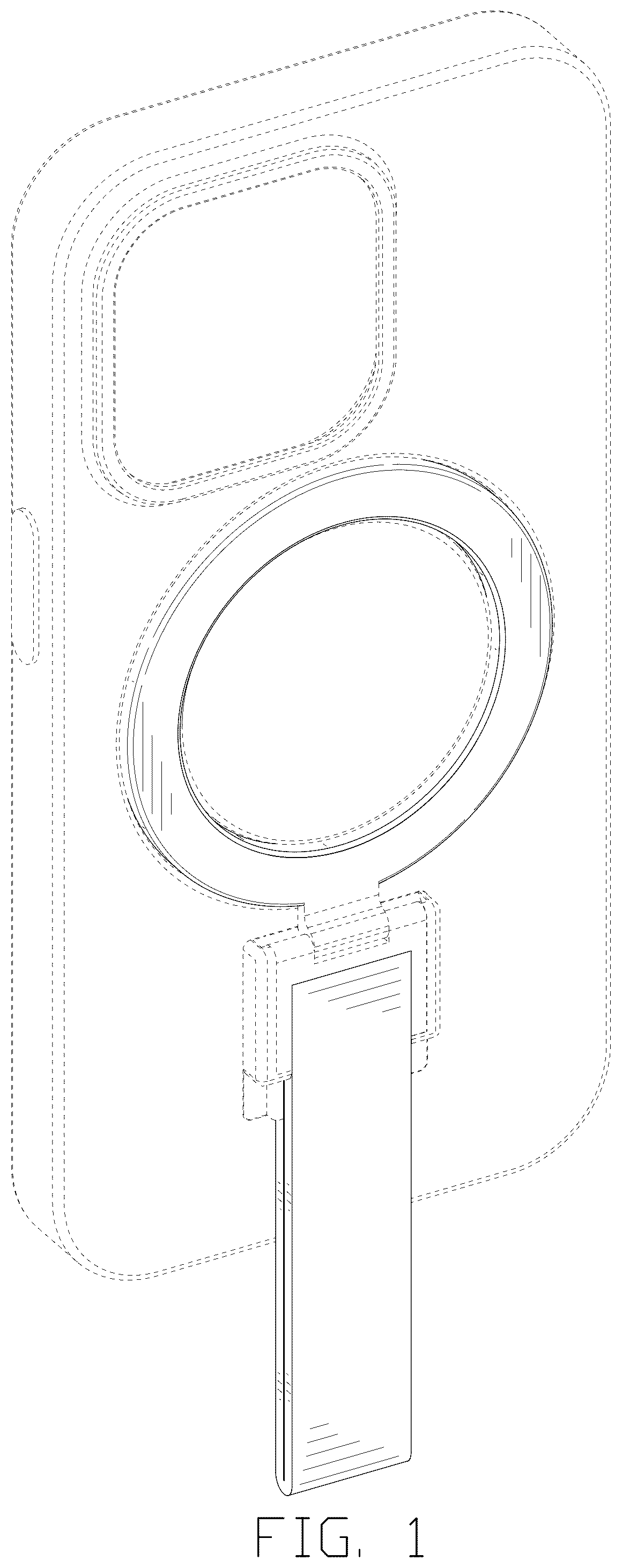 Patent USD1043650 Figure 1 – Phone cover