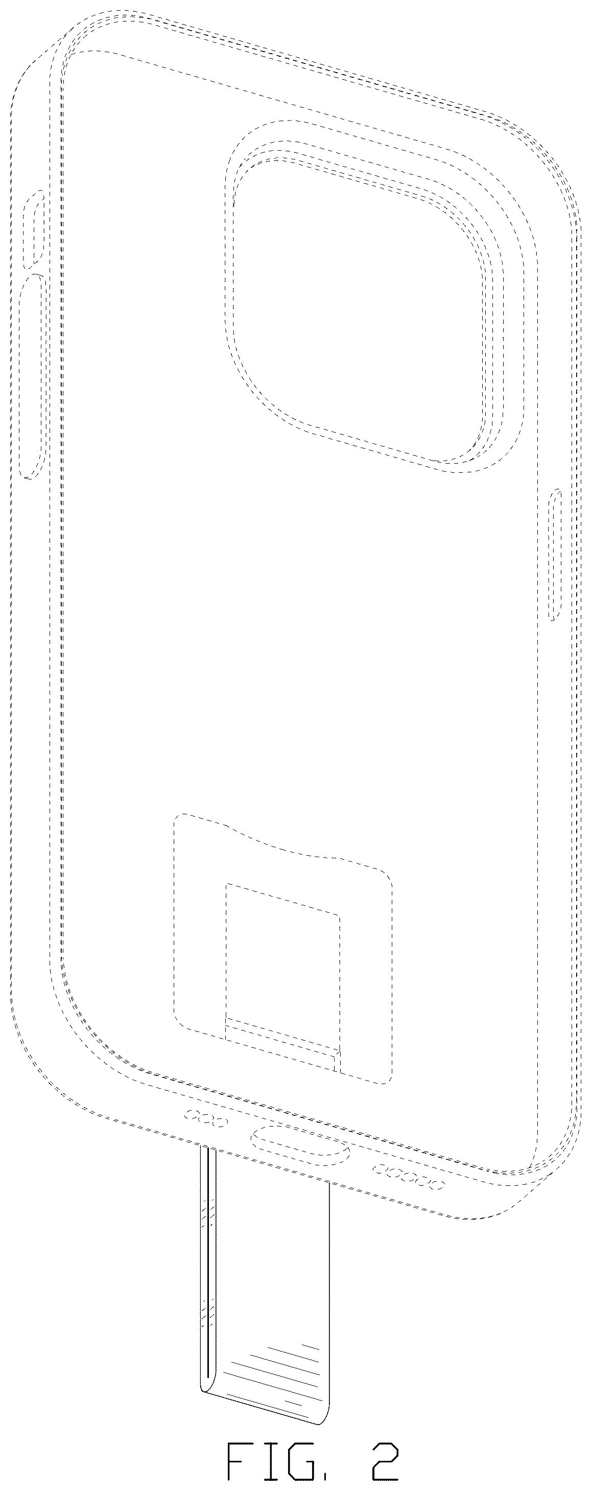 Patent USD1043650 Figure 2 – Phone cover