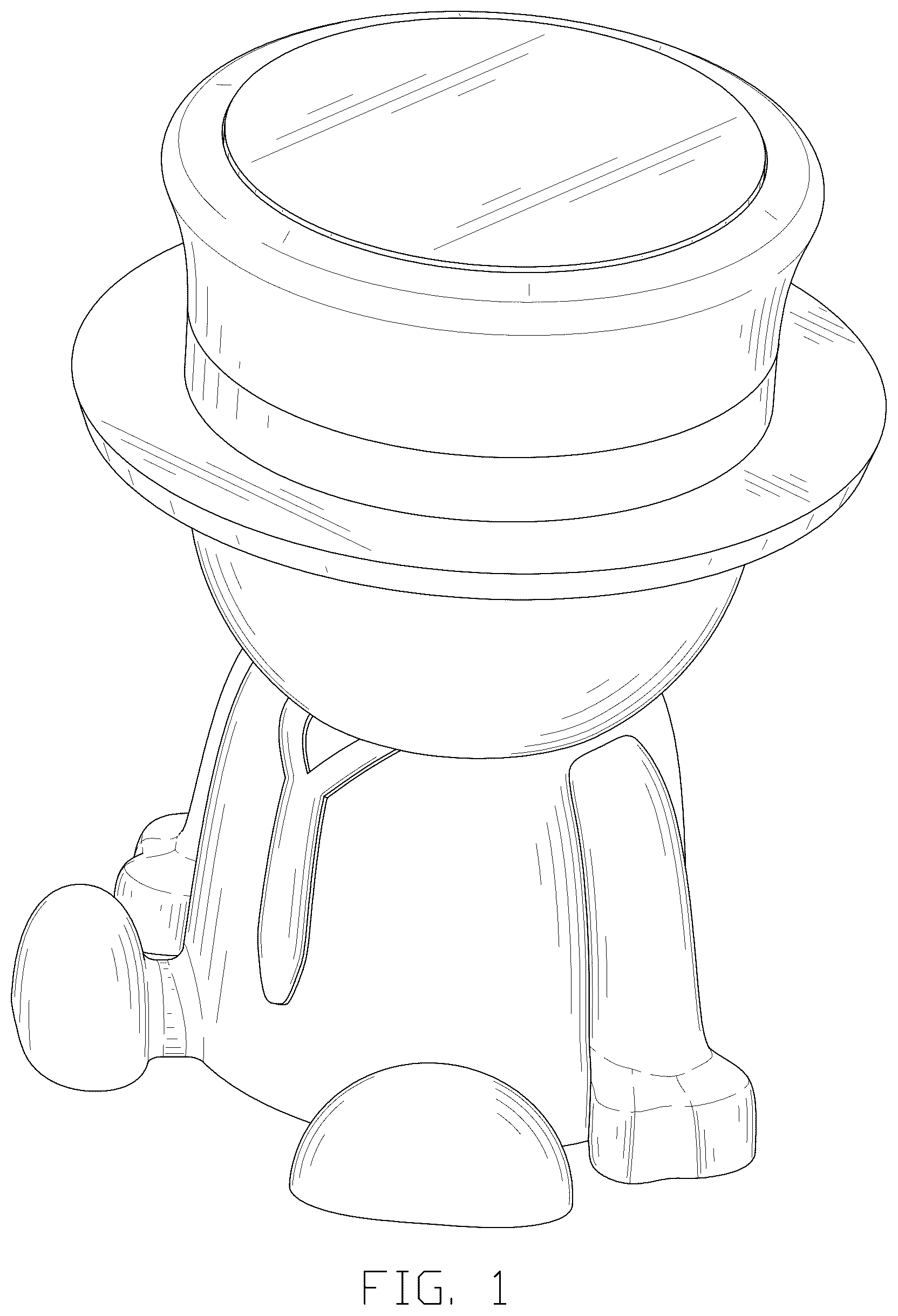 Patent USD1043652 — Magnetic car phone mount — Figure 1