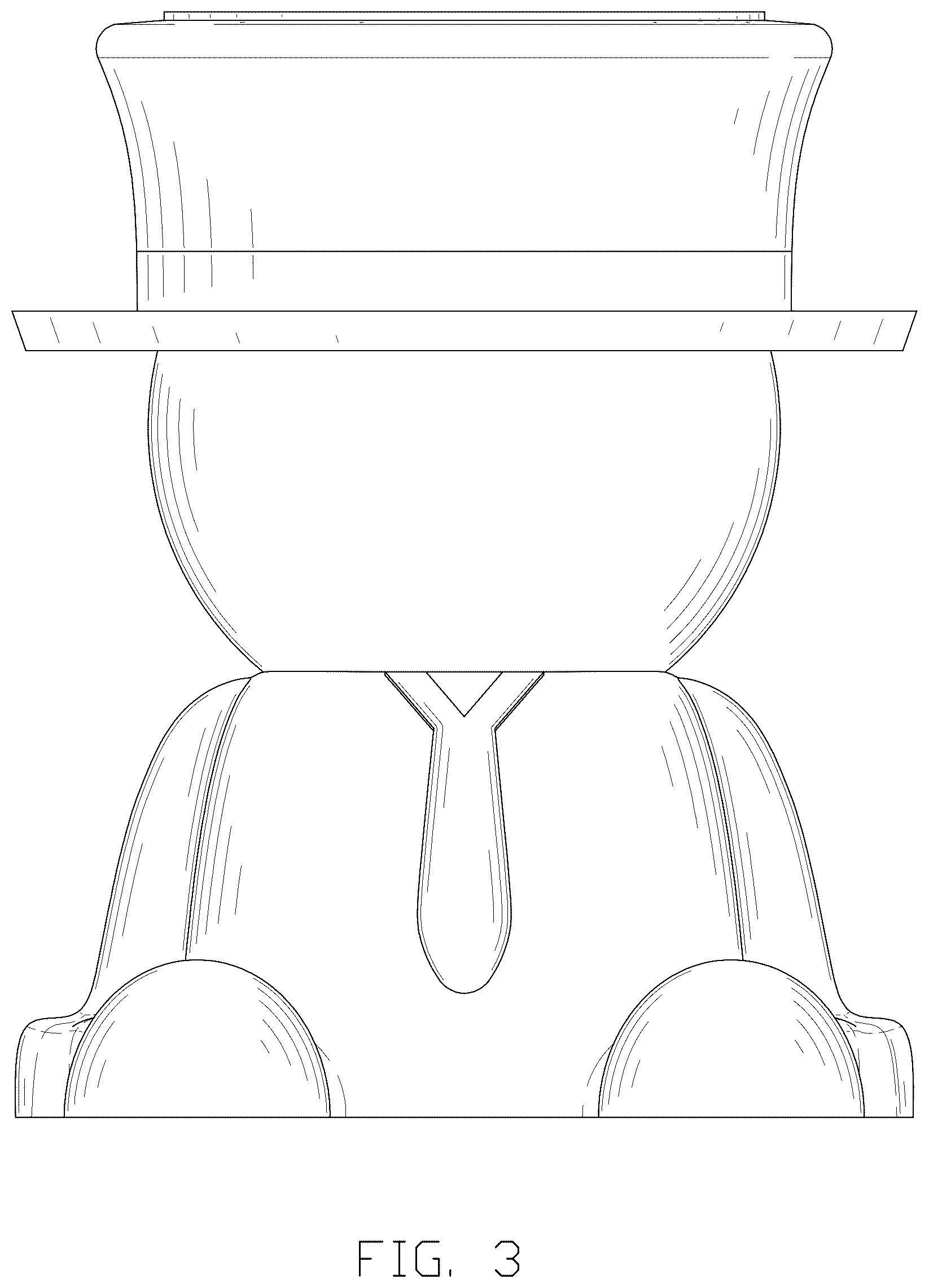 Patent USD1043652 Figure 3 – Magnetic car phone mount