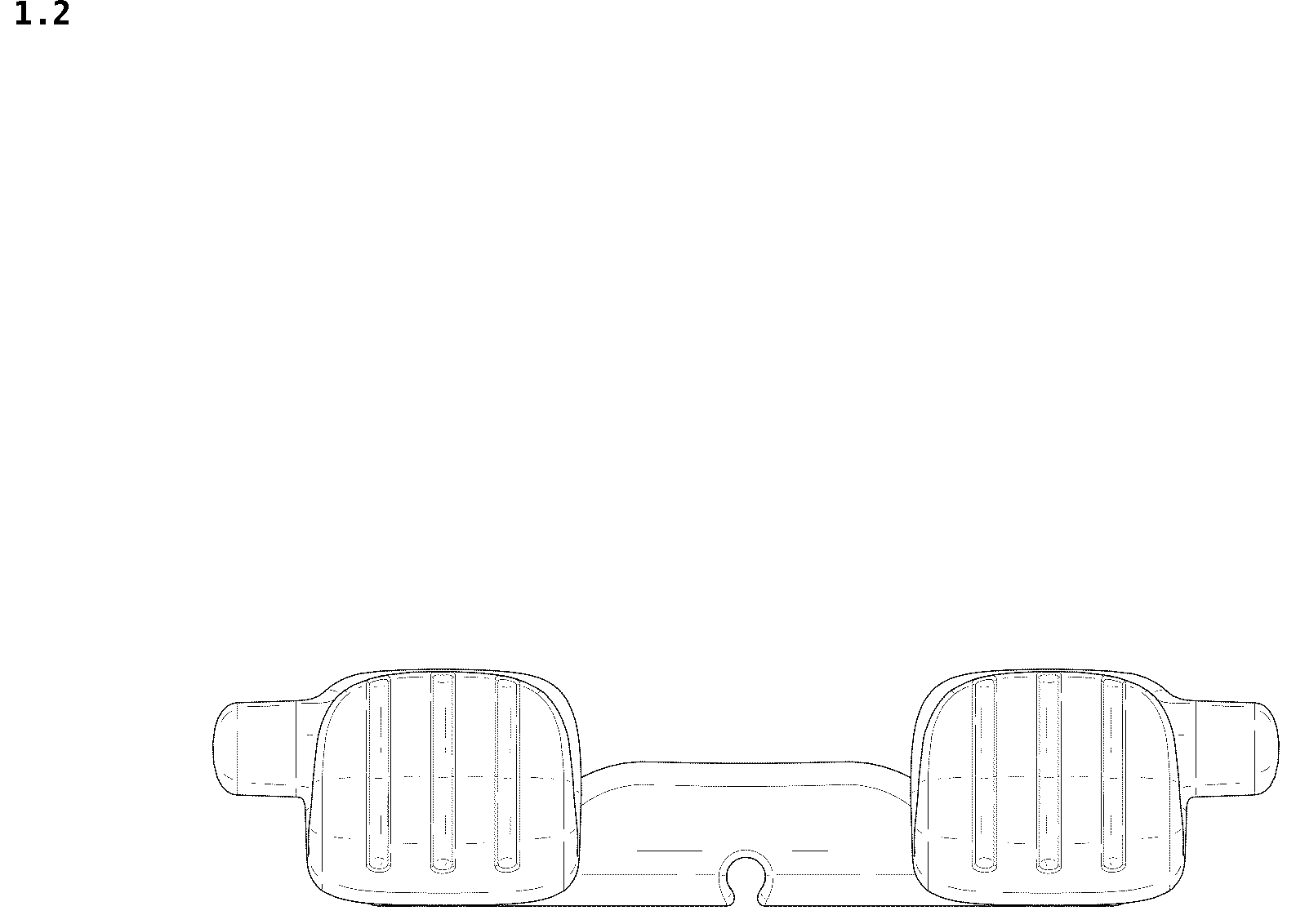 Patent USD1043653 Figure 2 – Stand for mobile telephones