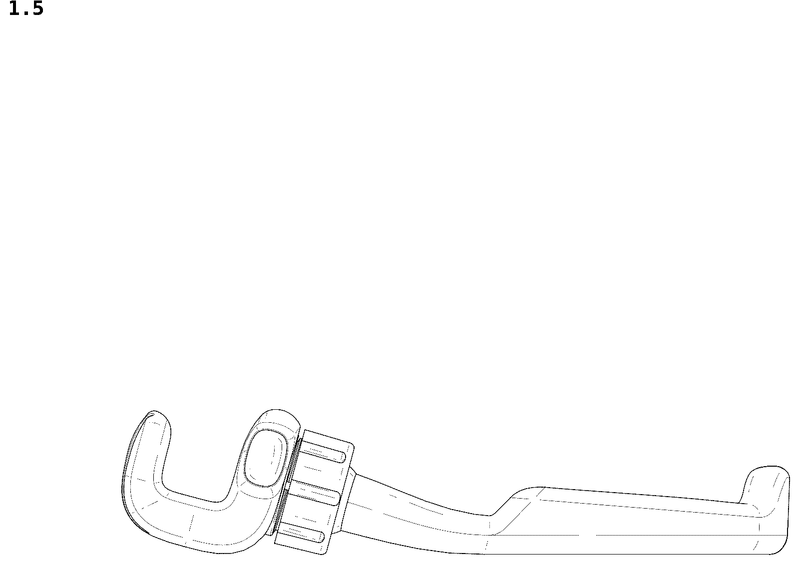 Patent USD1043653 Figure 5 – Stand for mobile telephones