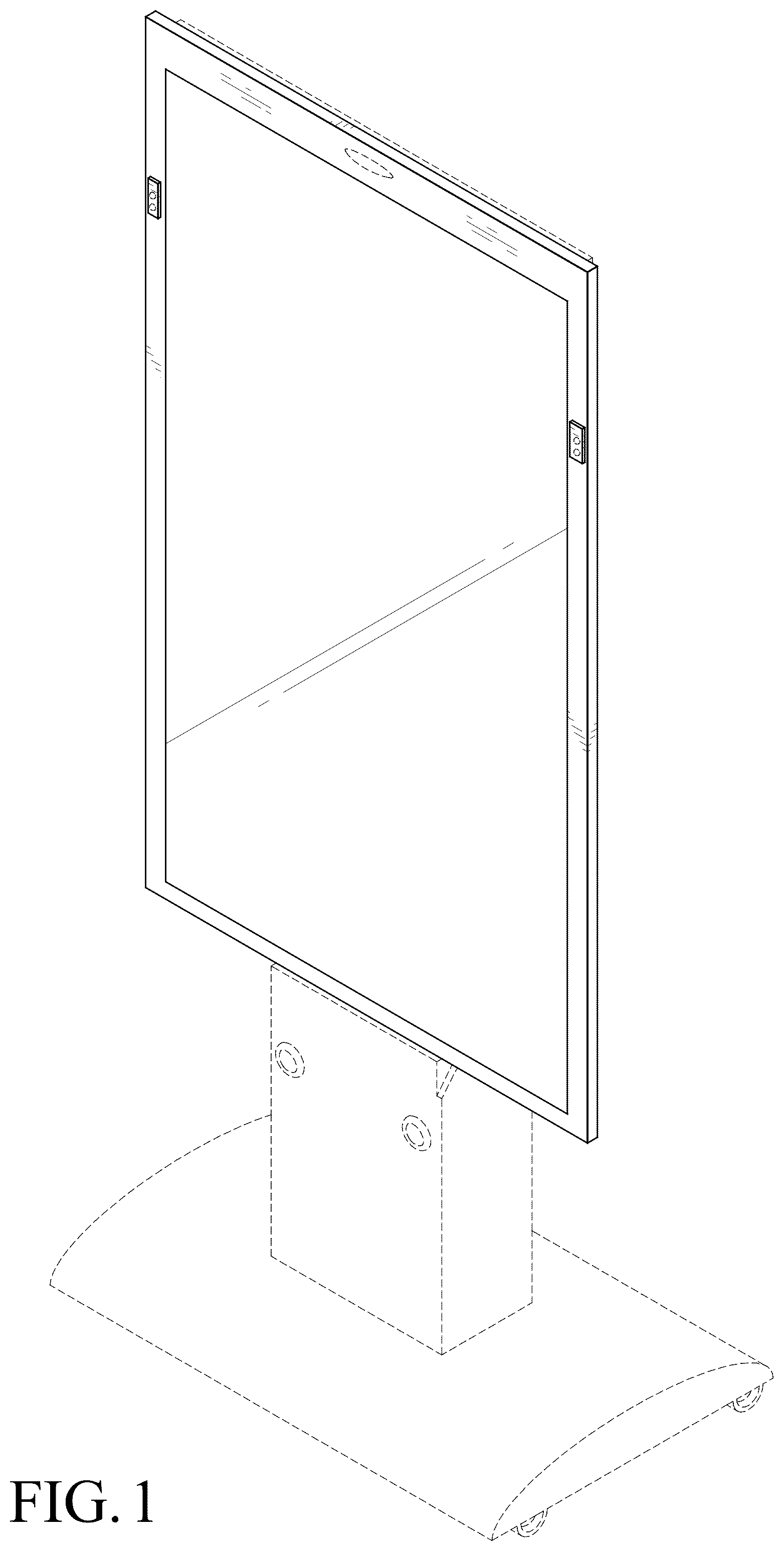Patent USD1043656 Figure 1 – Kiosk