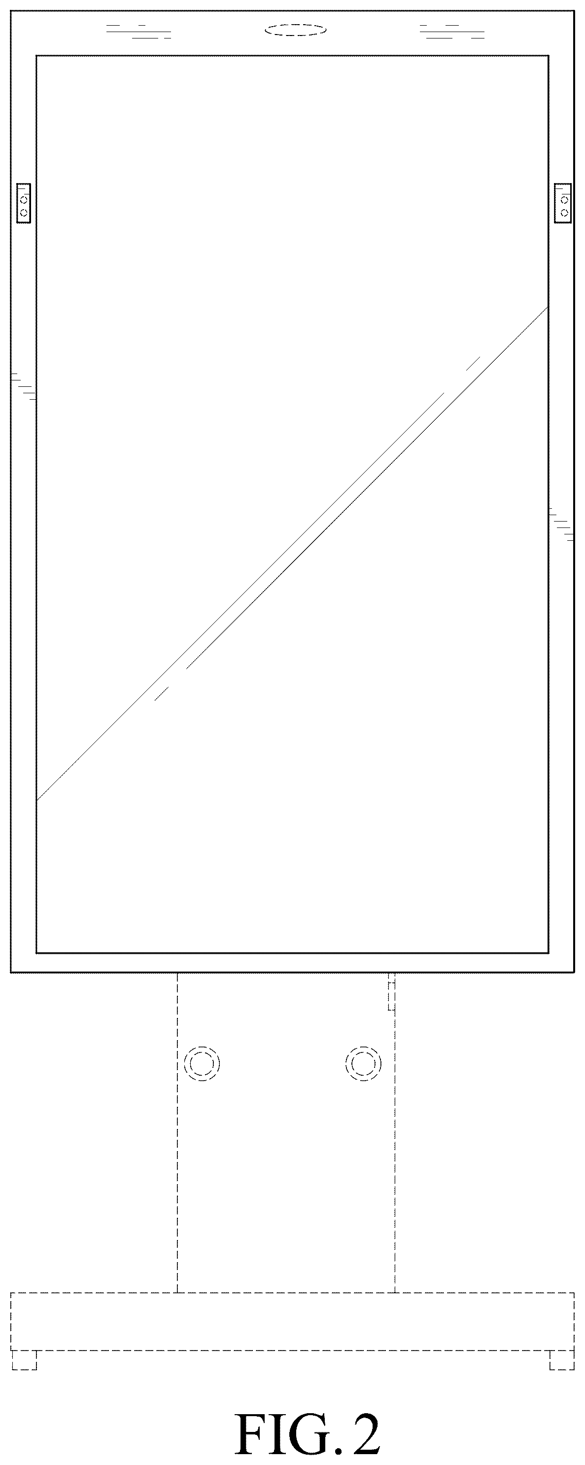 Patent USD1043656 Figure 2 – Kiosk