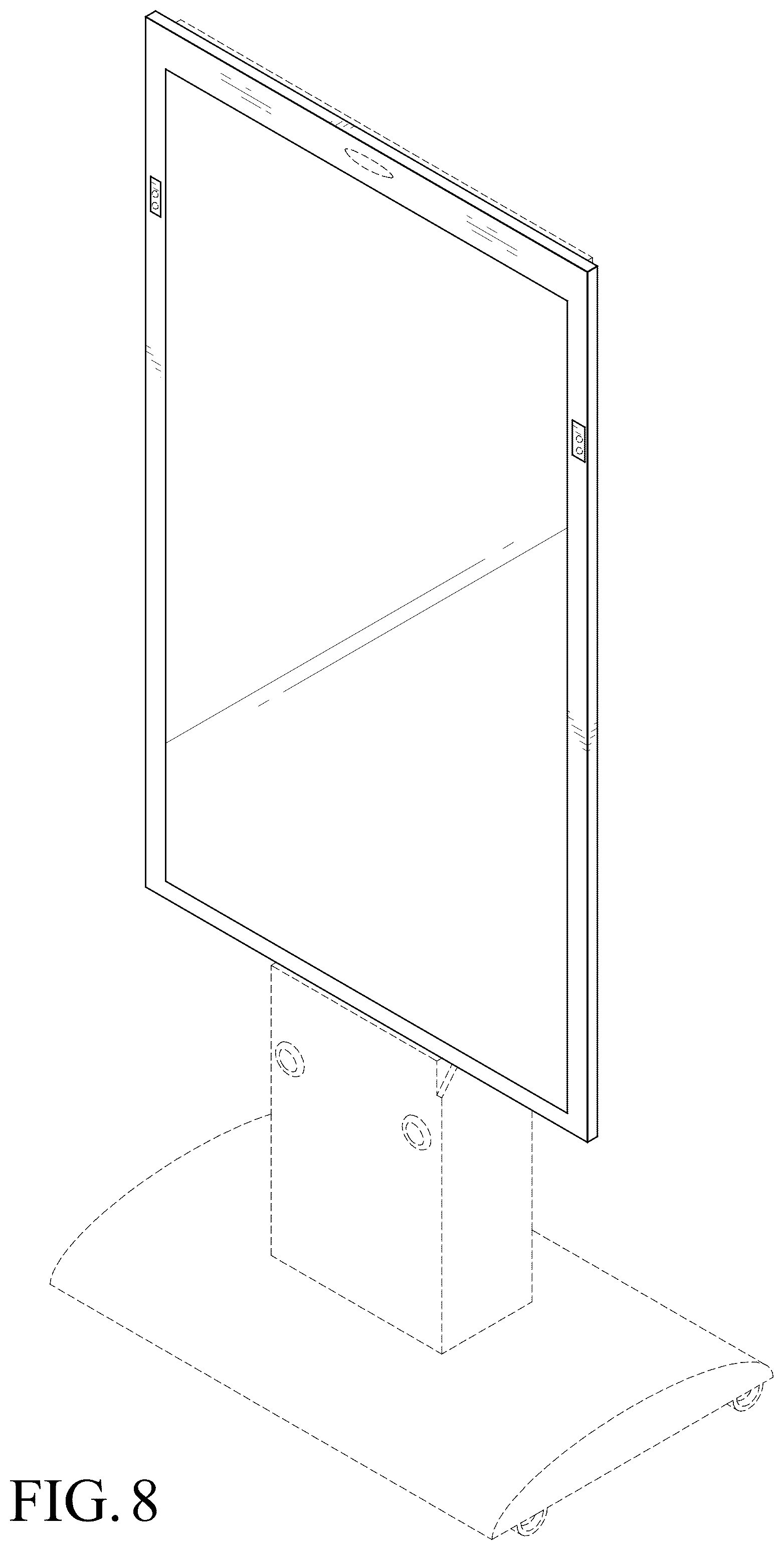 Patent USD1043656 Figure 8 – Kiosk