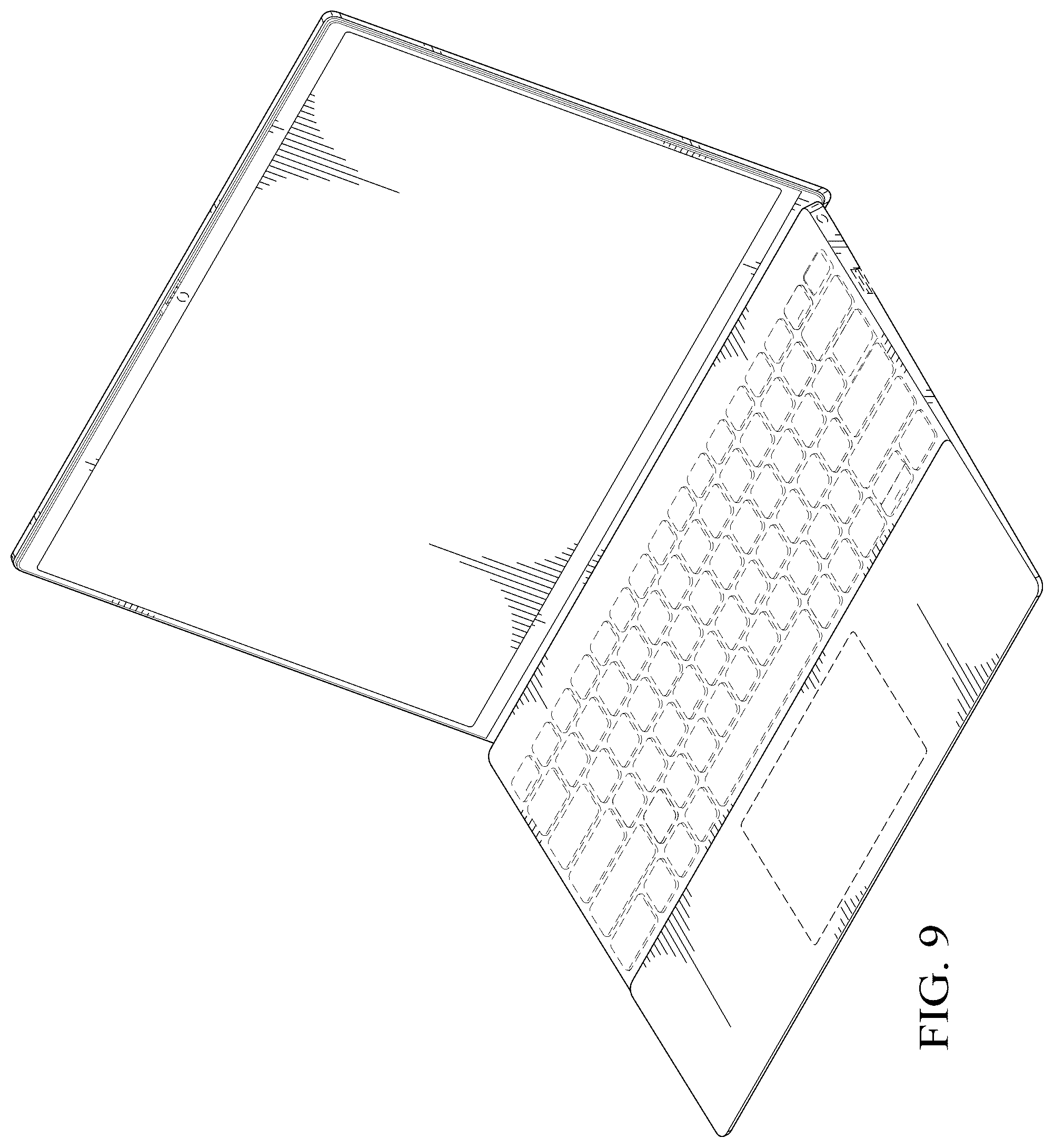 Patent USD1043658 Figure 7 – Information handling system
