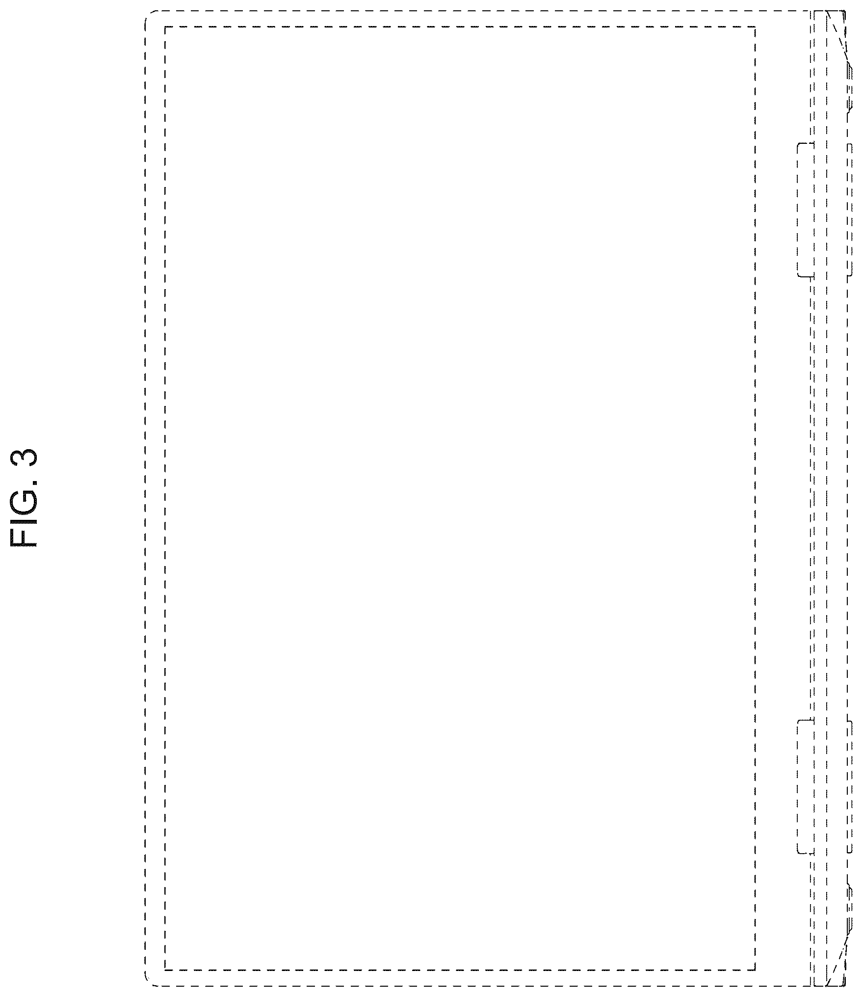 Patent USD1043659 Figure 3 – Notebook computer with peripheral storage pocket