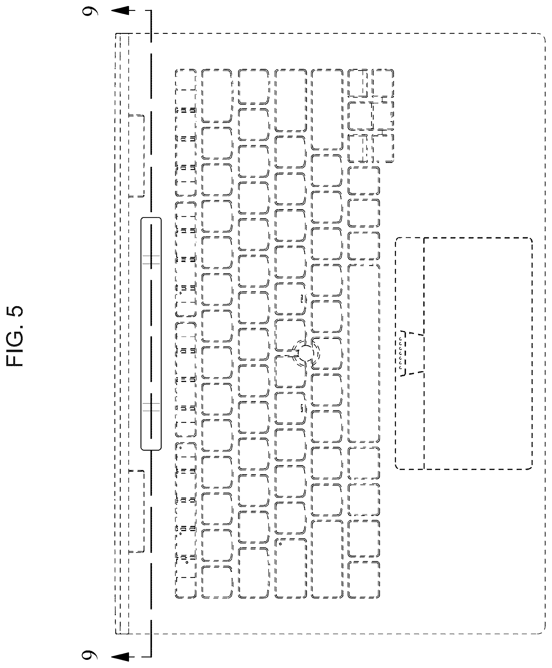 Patent USD1043659 Figure 5 – Notebook computer with peripheral storage pocket