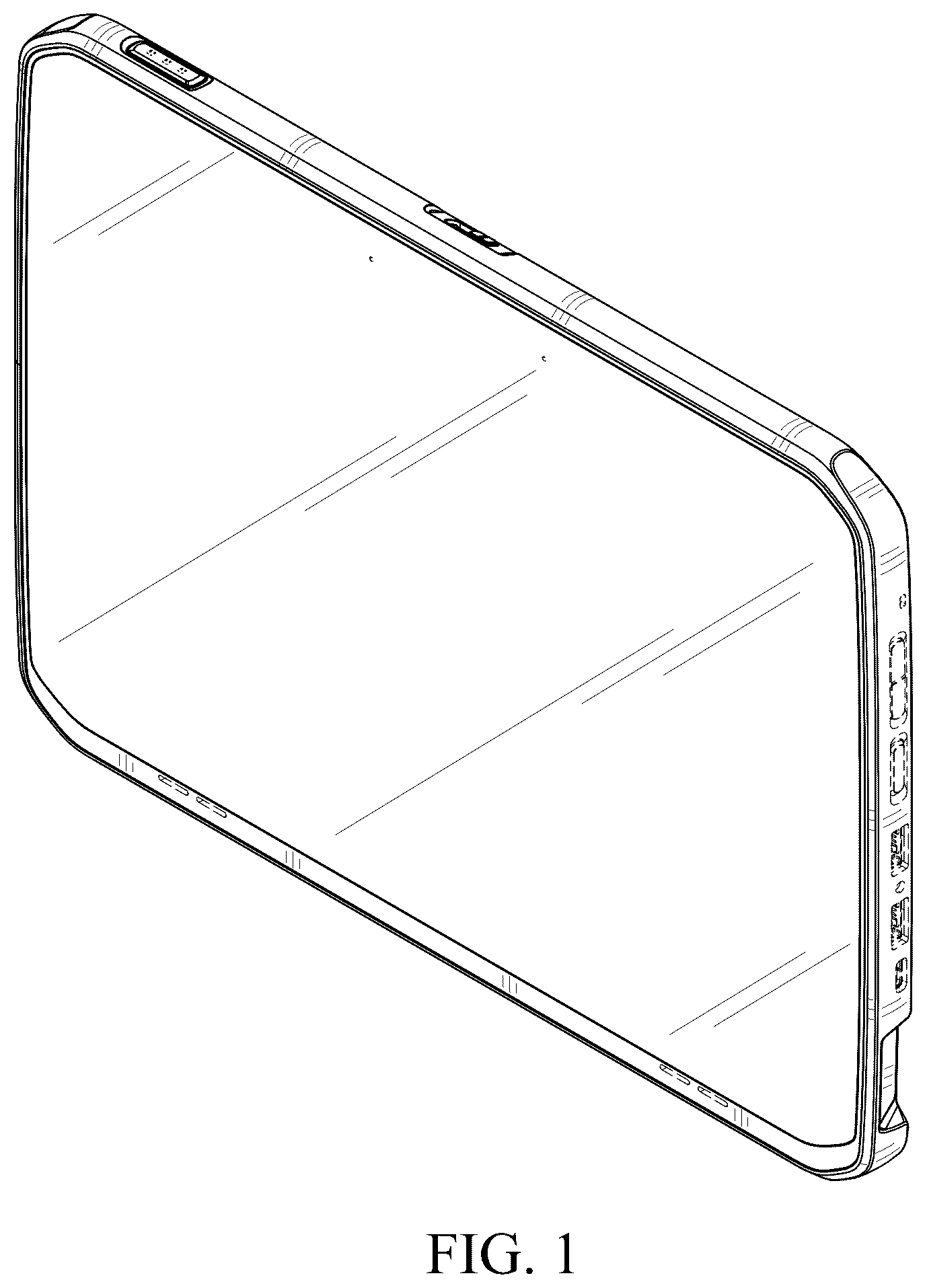 Patent USD1043662 Figure 1 – Mobile computing device