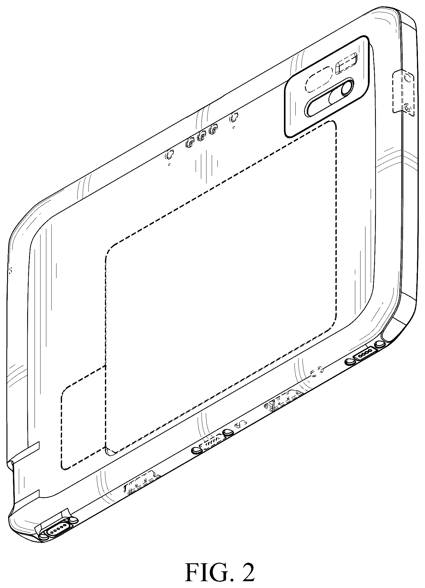 Patent USD1043662 Figure 2 – Mobile computing device