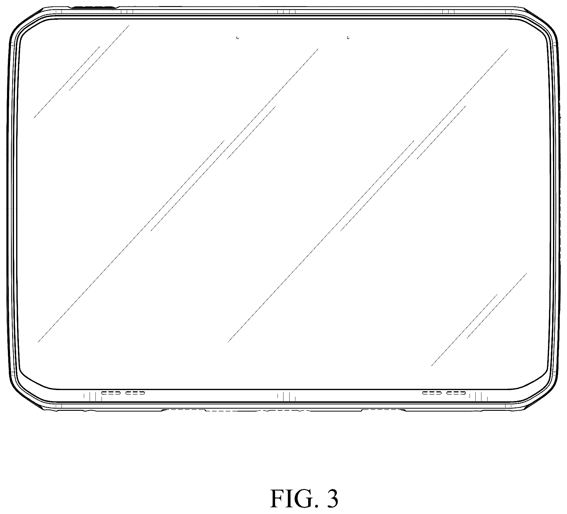 Patent USD1043662 Figure 3 – Mobile computing device