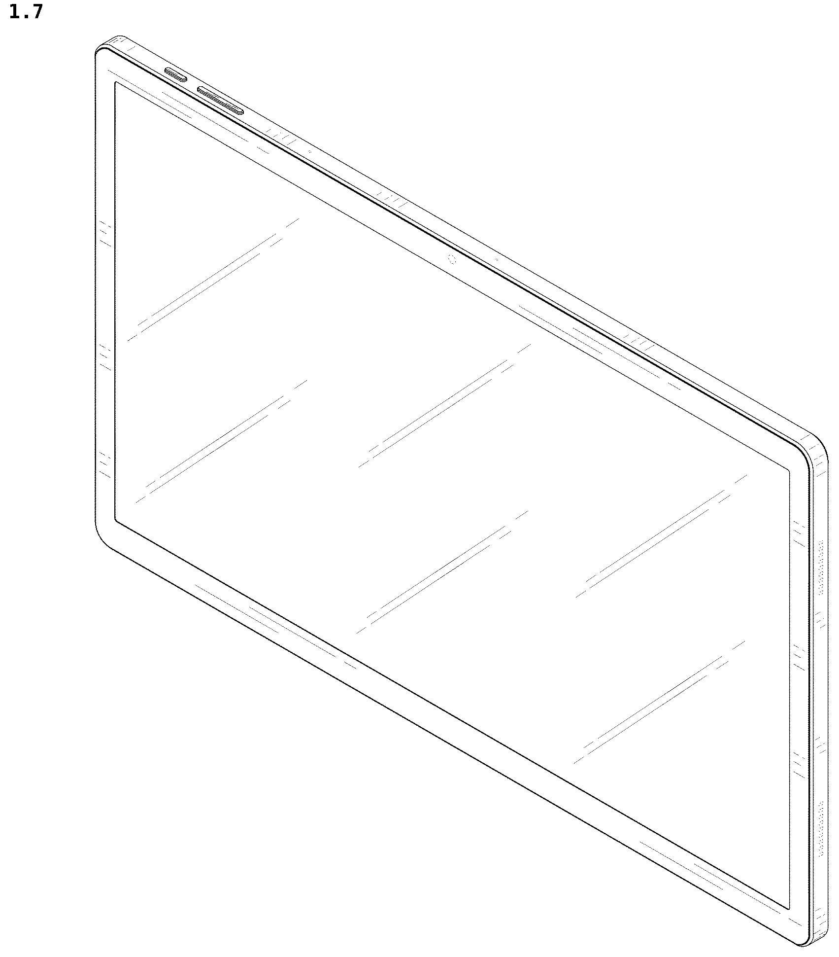Patent USD1043663 Figure 7 – Tablet computer