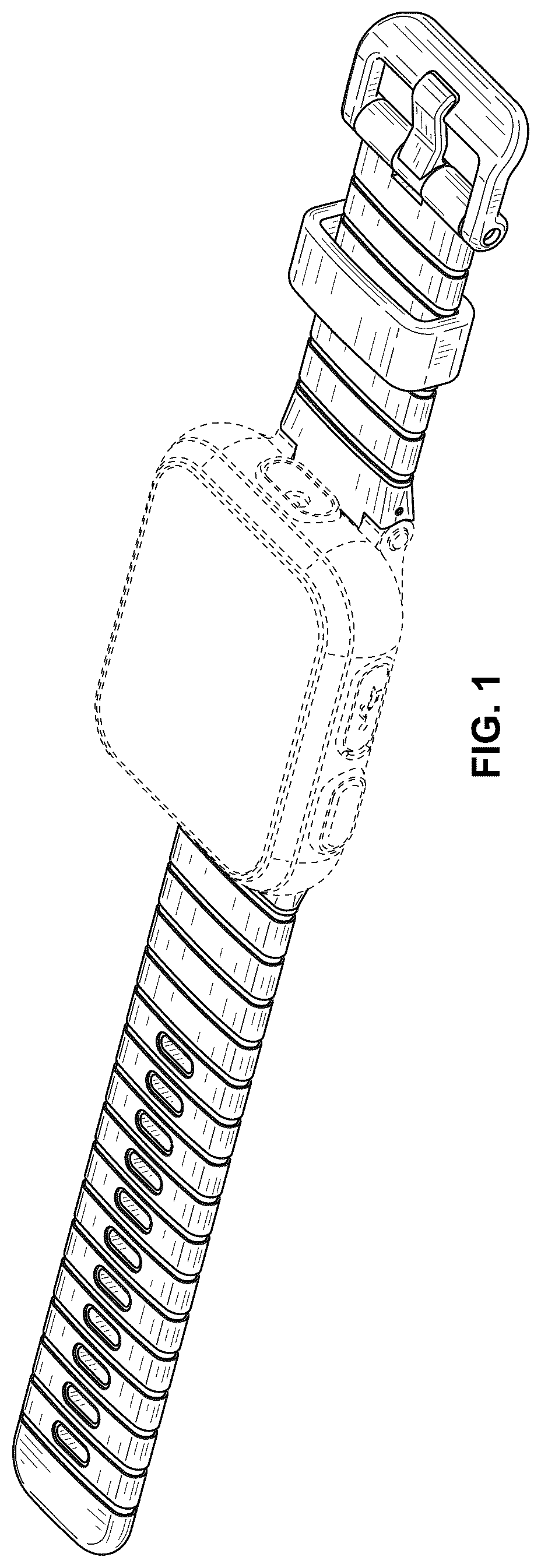 Patent USD1043664 — Wearable electronic device — Figure 1