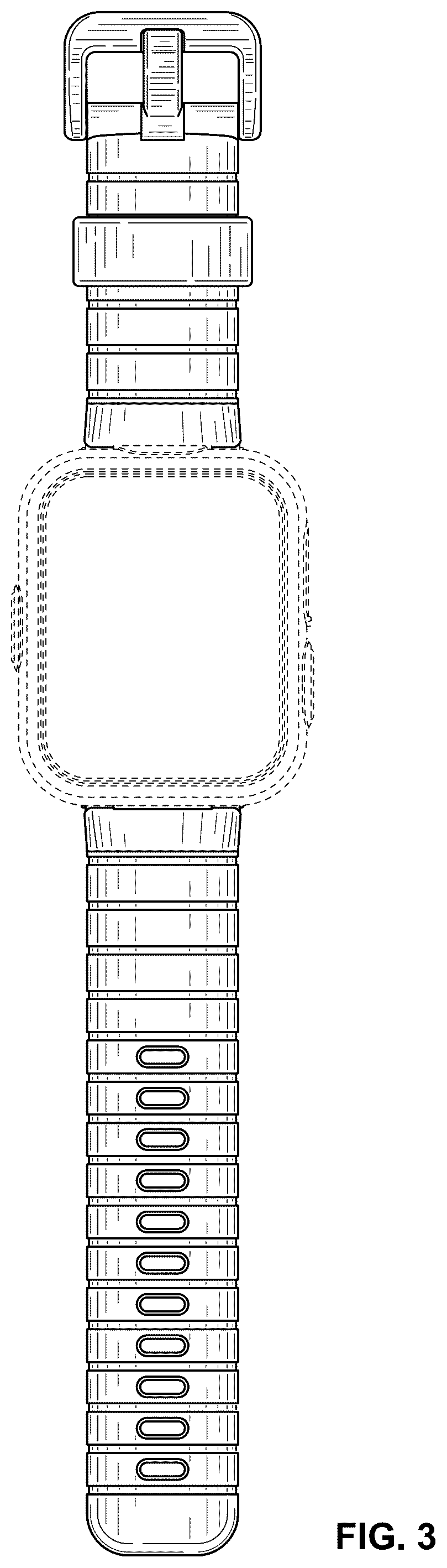 Patent USD1043664 Figure 3 – Wearable electronic device