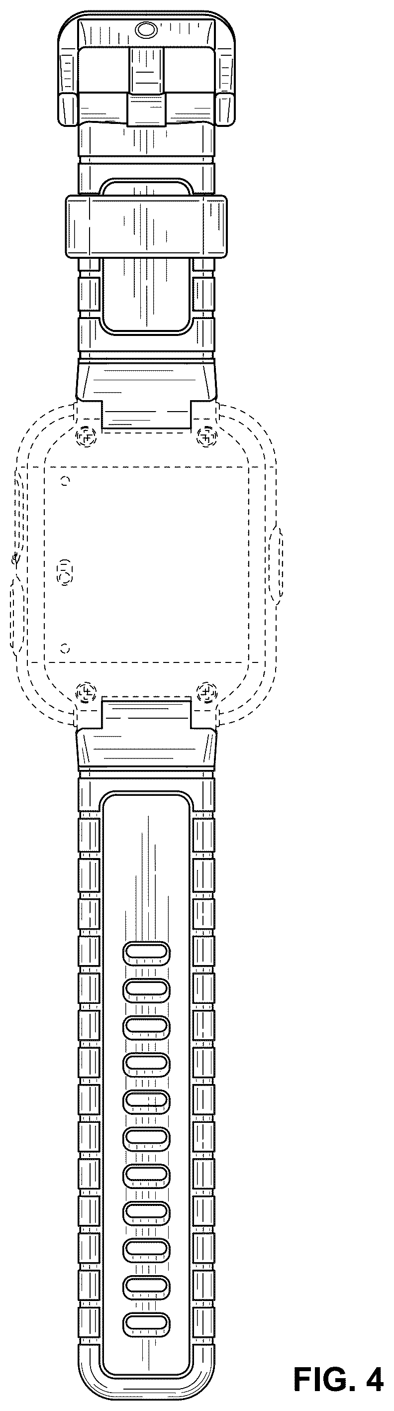 Patent USD1043664 Figure 4 – Wearable electronic device